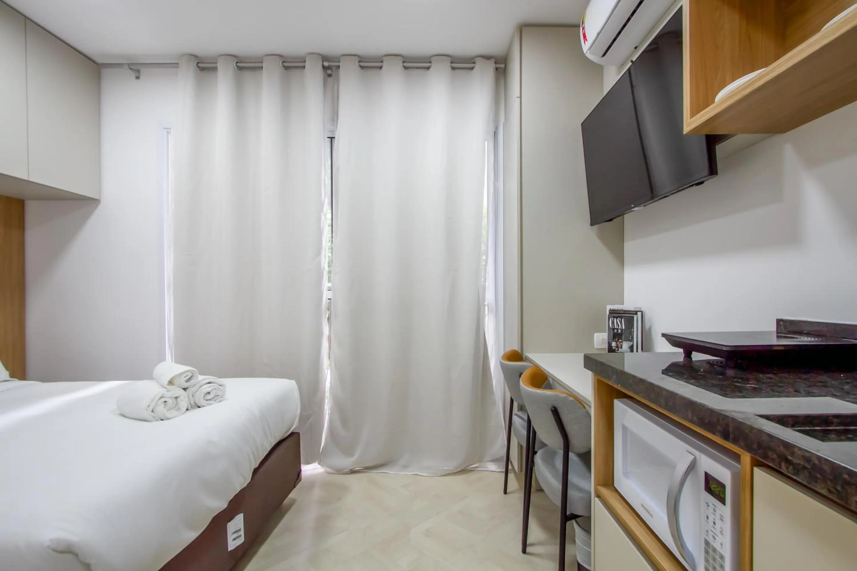 Photo of the whole room, Bed in 360 Ascent Paulista