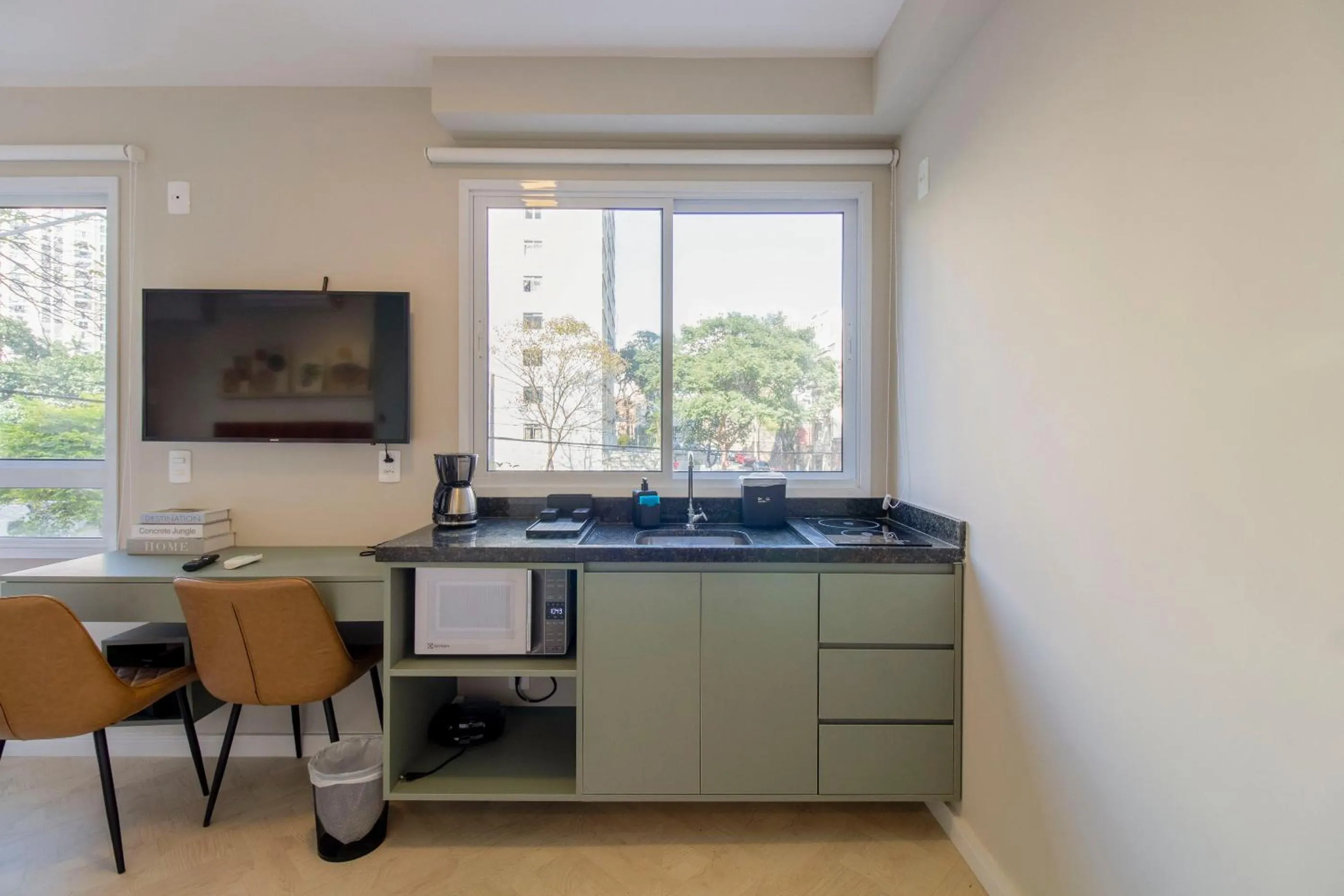 Kitchen or kitchenette in 360 Ascent Paulista