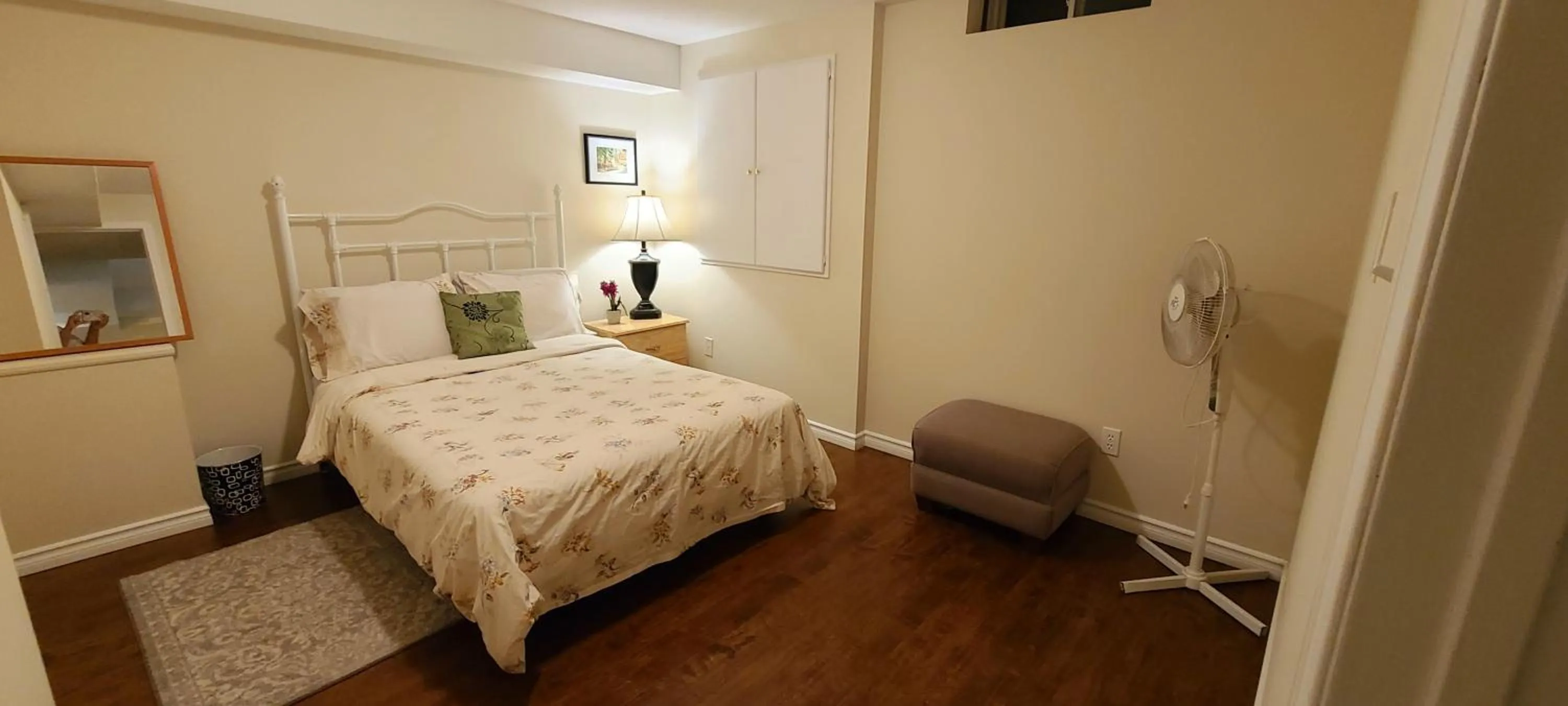 Bedroom, Bed in Spacious and bright unit with natural light.