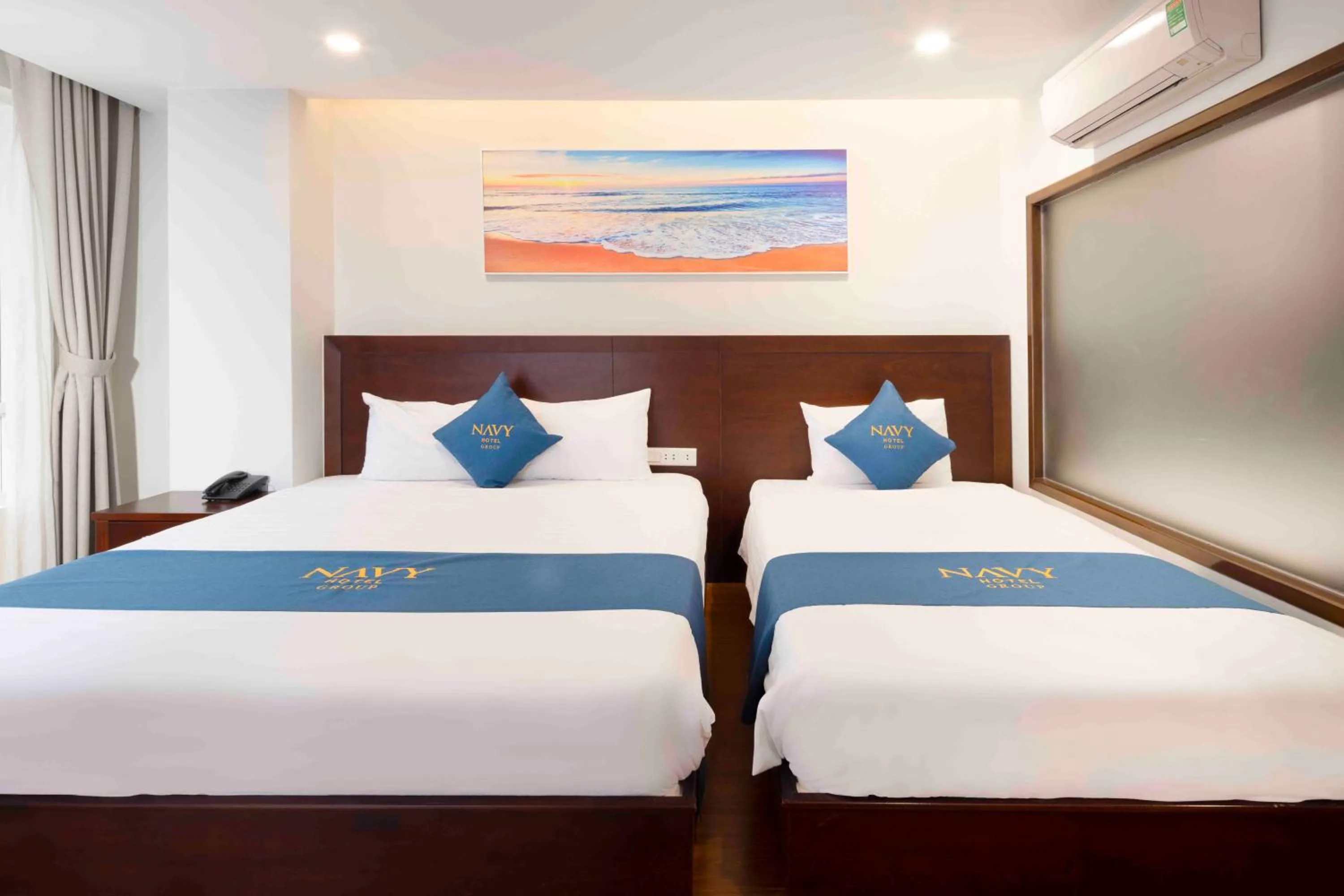 Bed in Navy Hotel Nha Trang