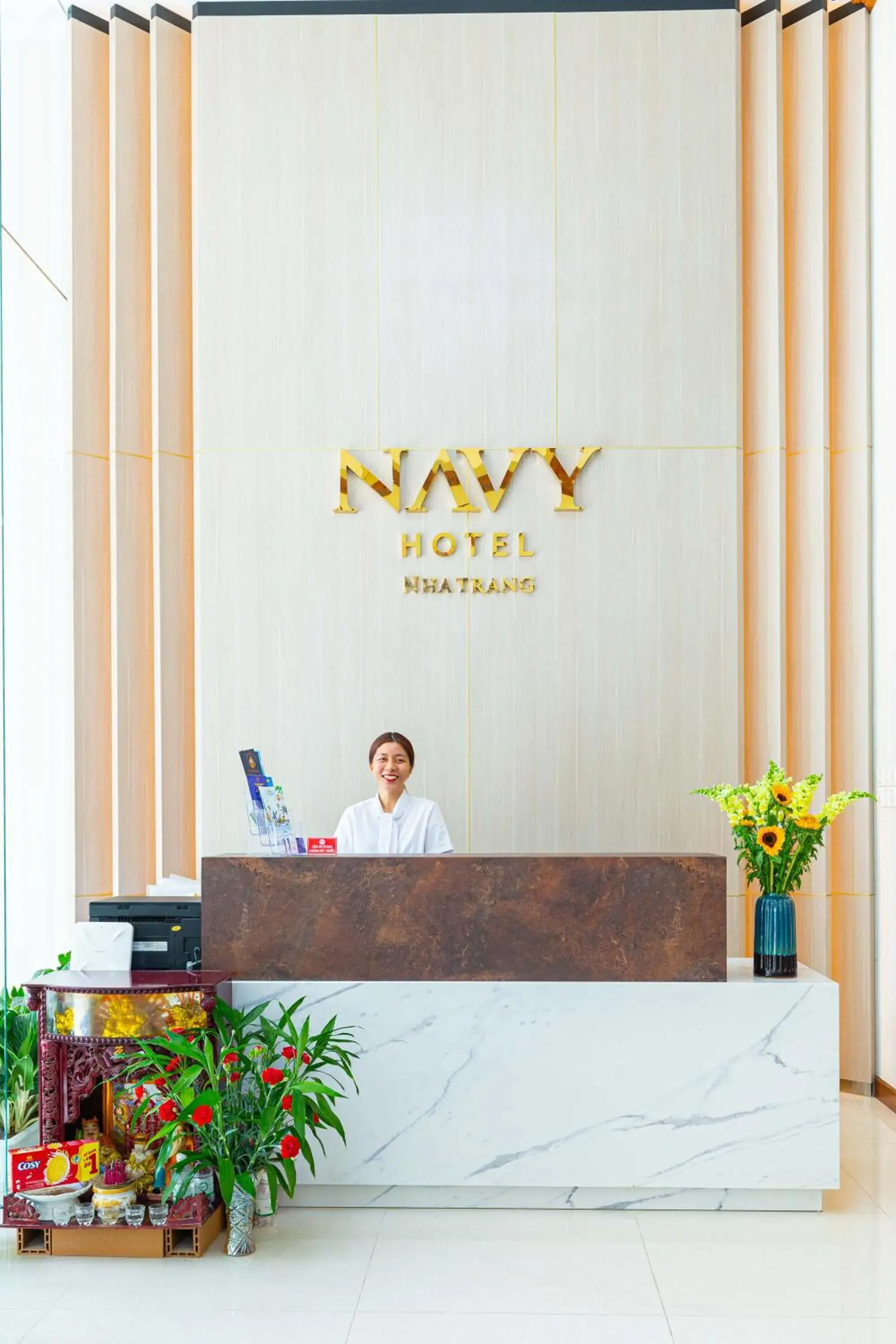 Lobby or reception in Navy Hotel Nha Trang Lobby or reception in Navy Hotel Nha Trang