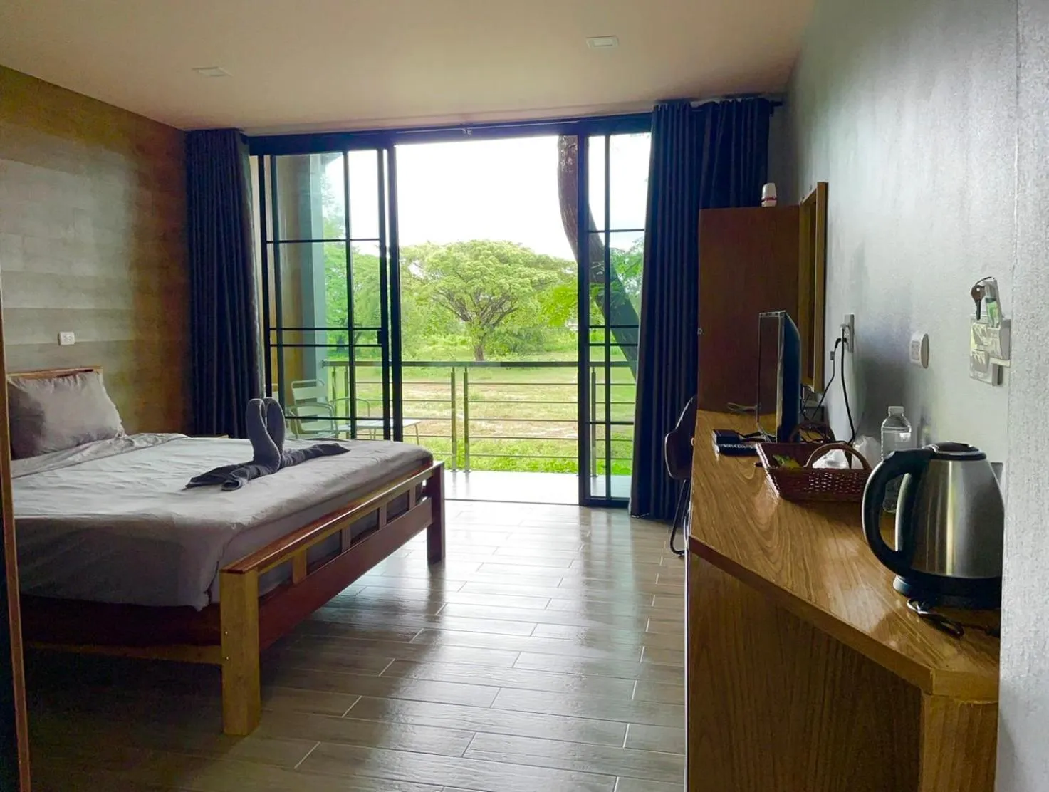 Bed in พบรักรีสอร์ท Pobruk resort