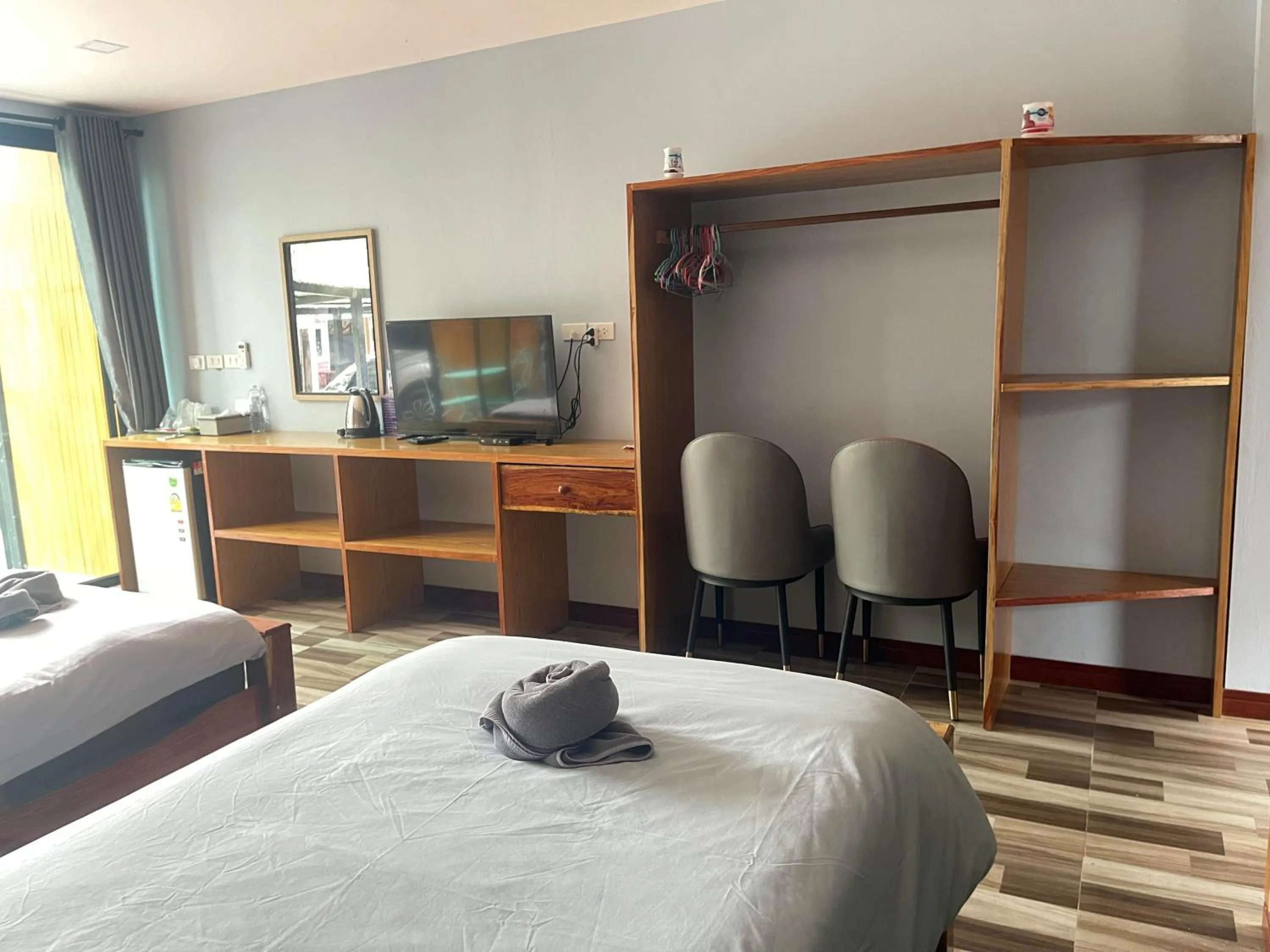 Bed in พบรักรีสอร์ท Pobruk resort