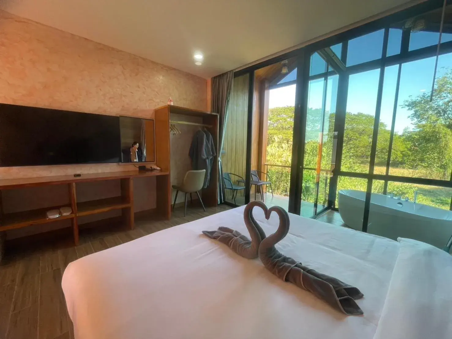 Bed in พบรักรีสอร์ท Pobruk resort Bed in พบรักรีสอร์ท Pobruk resort