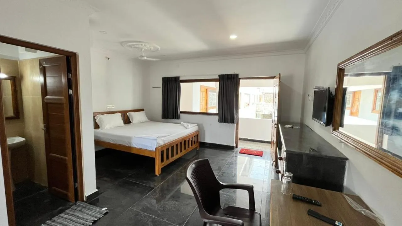 Bed in ANAND Beach Guesthouse by Moonrocks