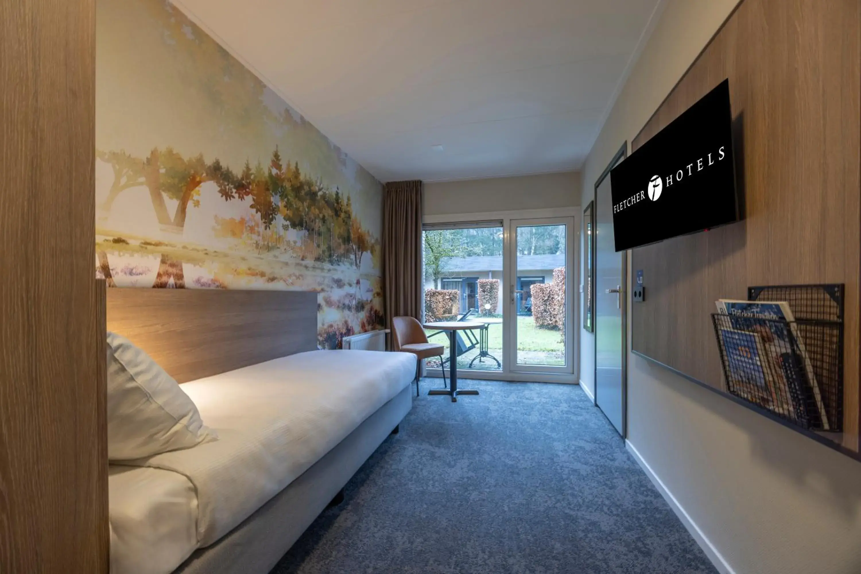 Bedroom, Bed in Fletcher Hotel-Restaurant Mooi Veluwe Bedroom, Bed in Fletcher Hotel-Restaurant Mooi Veluwe