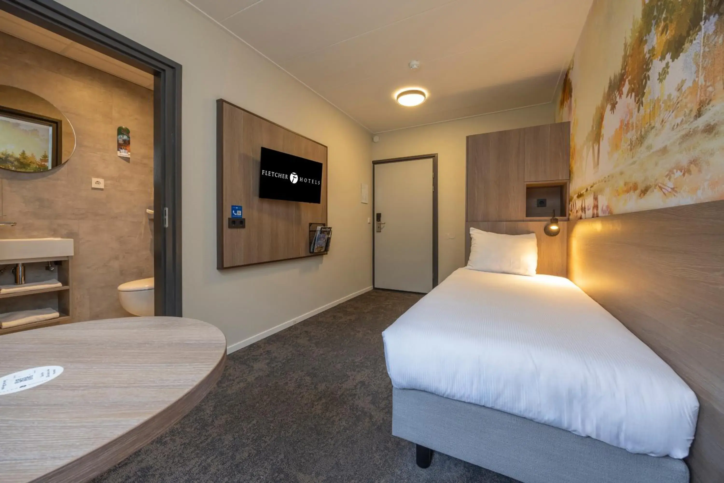 Bedroom, Bed in Fletcher Hotel-Restaurant Mooi Veluwe Bedroom, Bed in Fletcher Hotel-Restaurant Mooi Veluwe