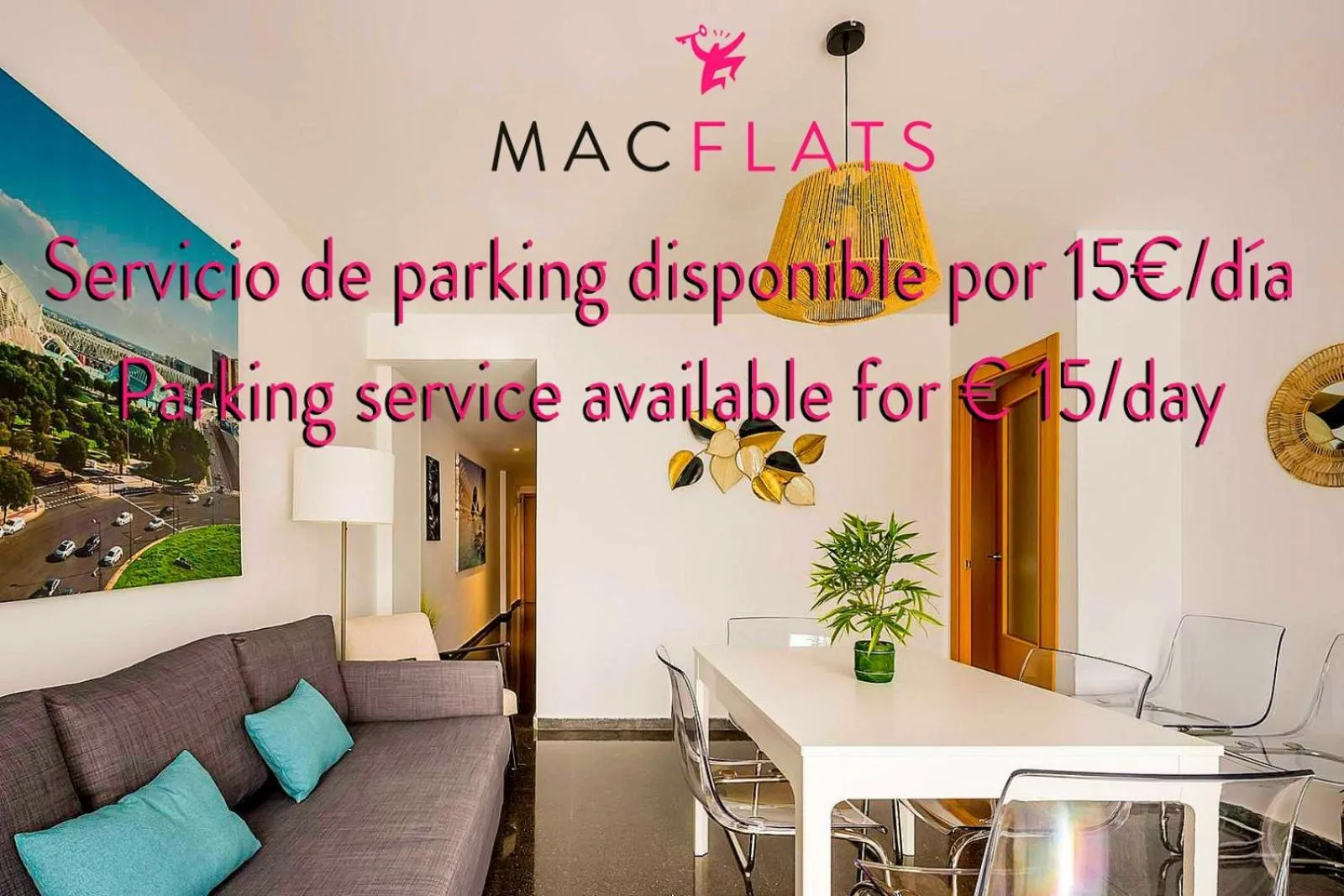 Three-Bedroom Apartment in Macflats Ciudad de las Ciencias