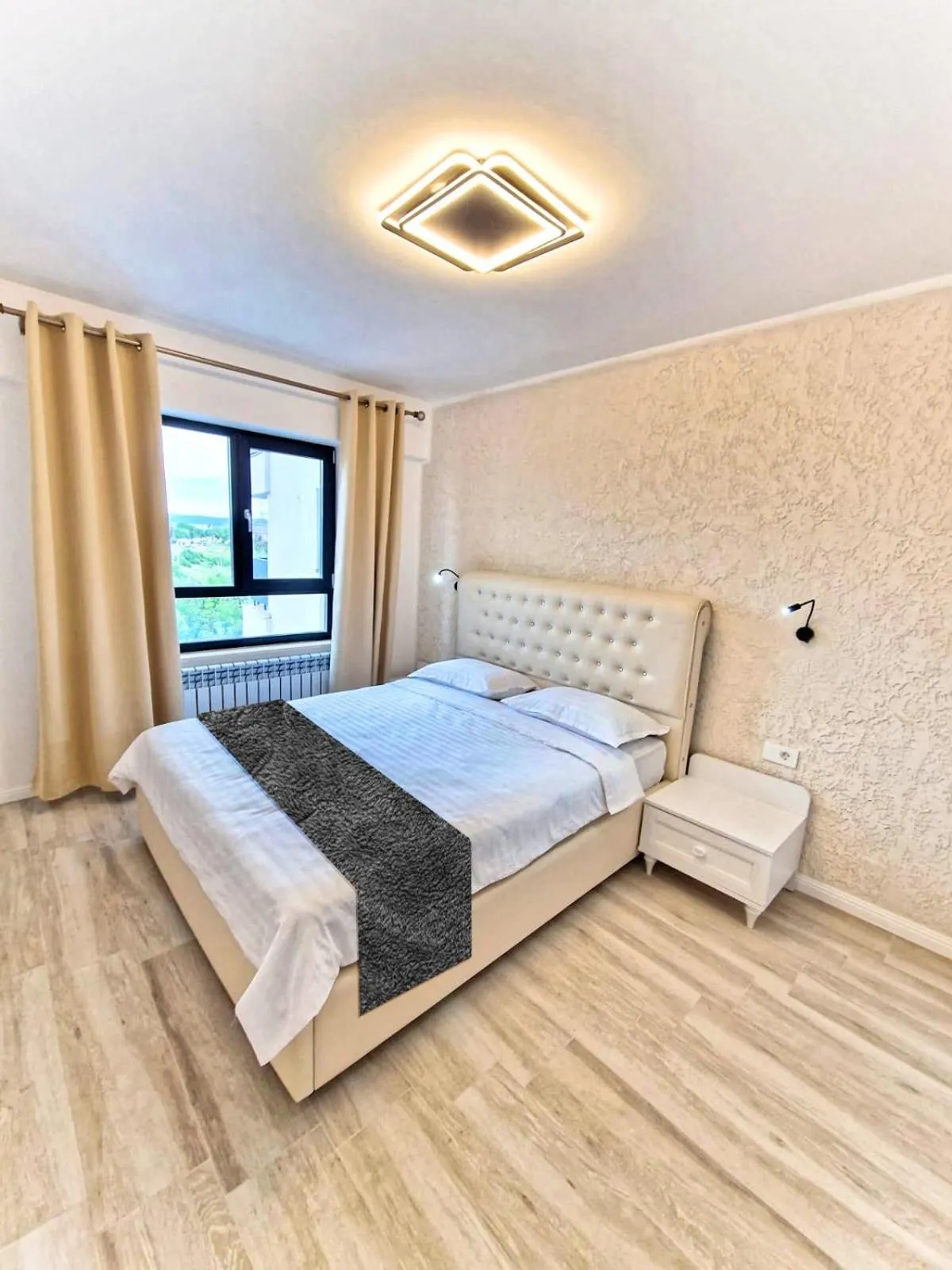 Bed in Apart HOTEL Fusion Tower