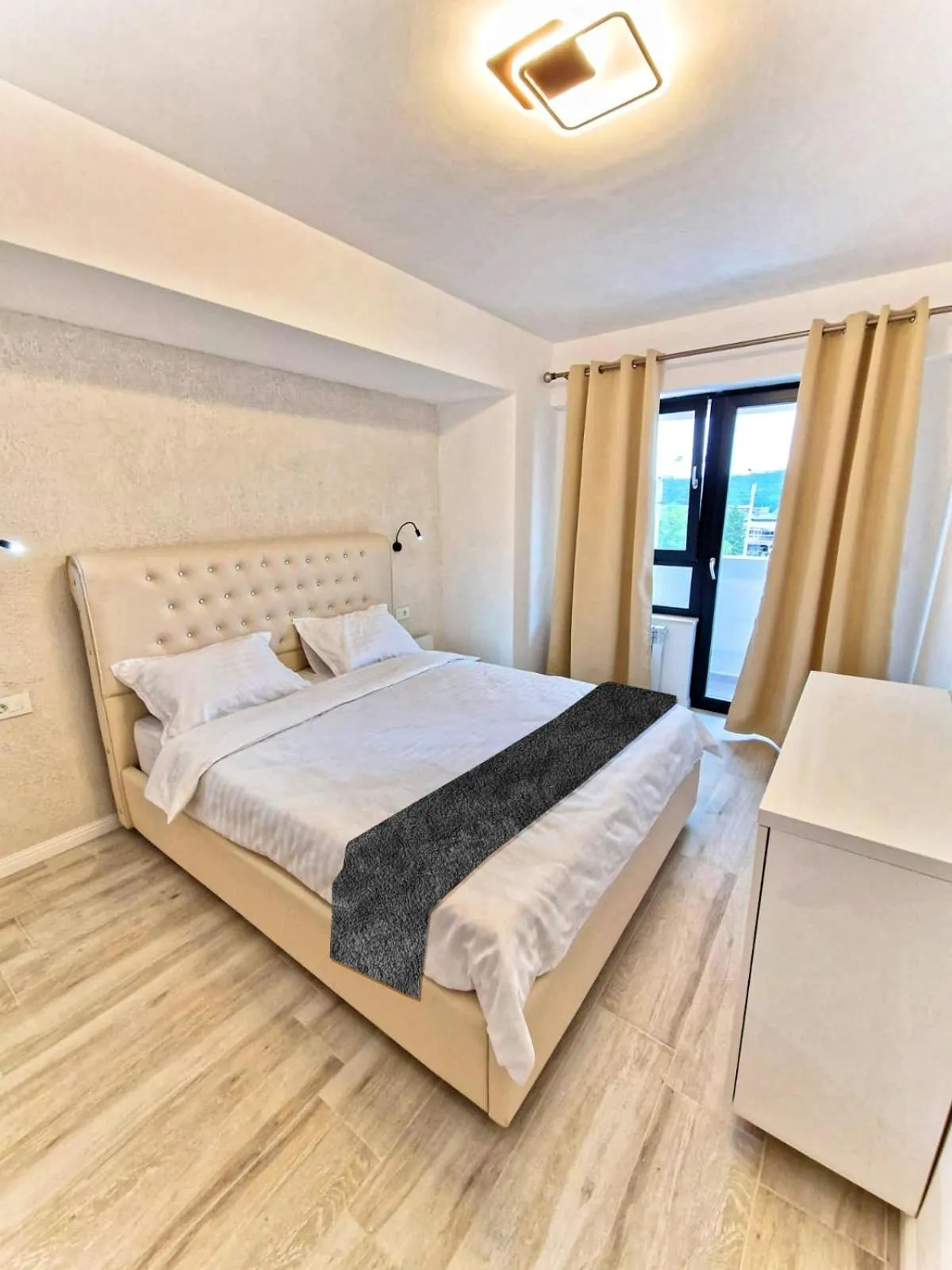 Bed in Apart HOTEL Fusion Tower