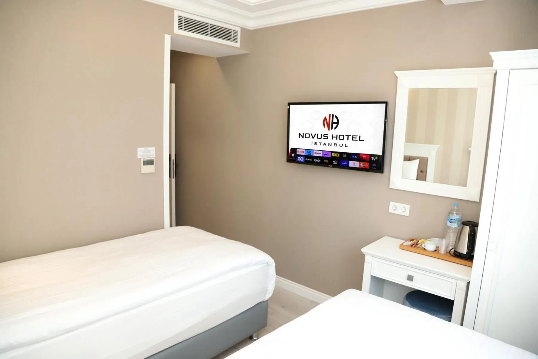 Bed in Novus Hotel İstanbul