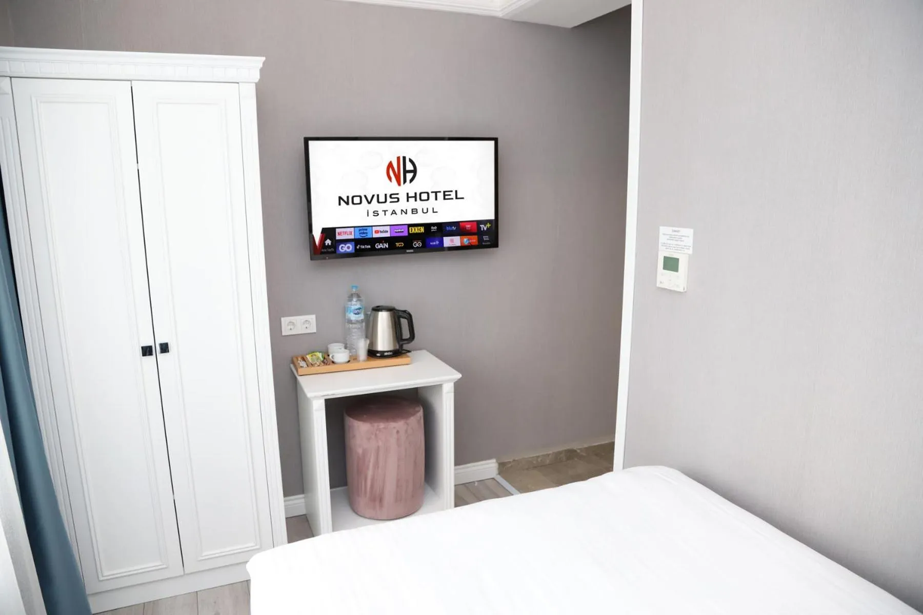 Bed in Novus Hotel İstanbul