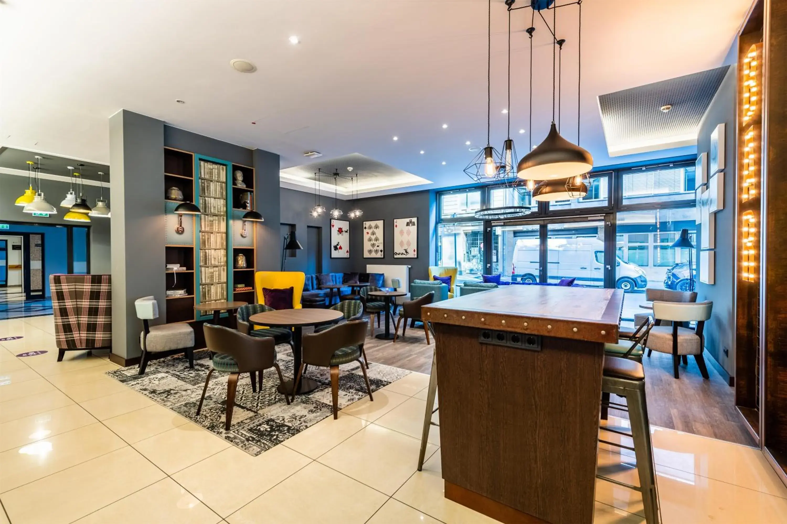 Lobby or reception in Premier Inn Frankfurt City Centre Lobby or reception in Premier Inn Frankfurt City Centre