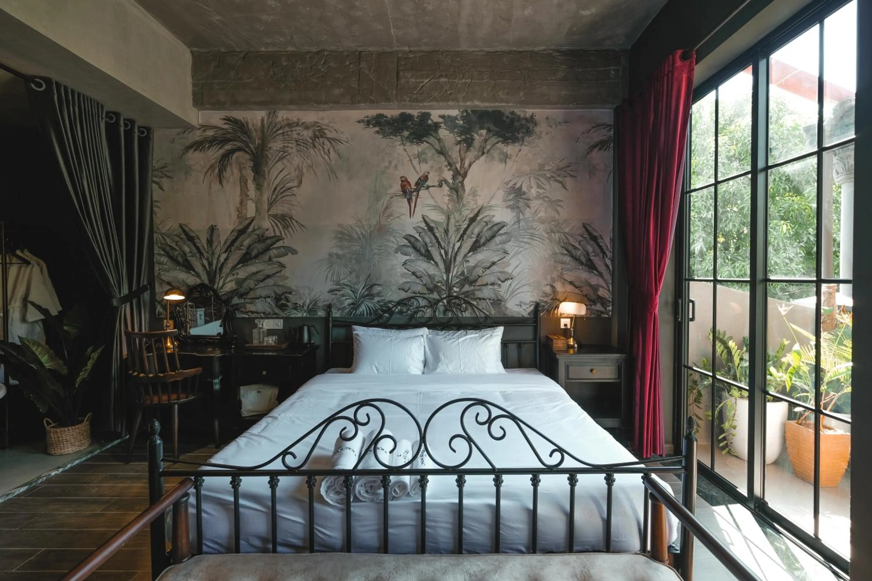 View (from property/room), Bed in The Chum Boutique