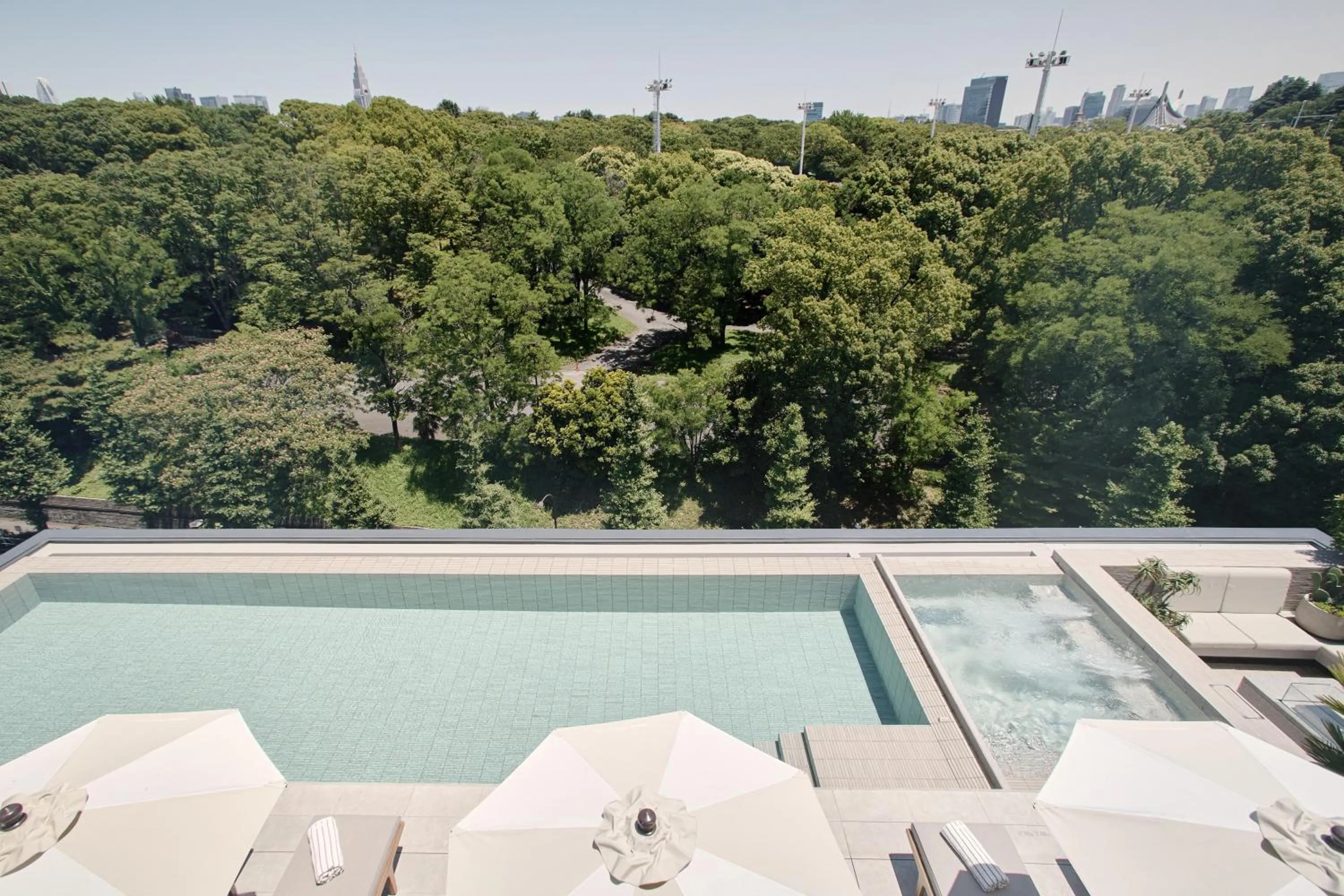Pool view in TRUNK(HOTEL) YOYOGI PARK