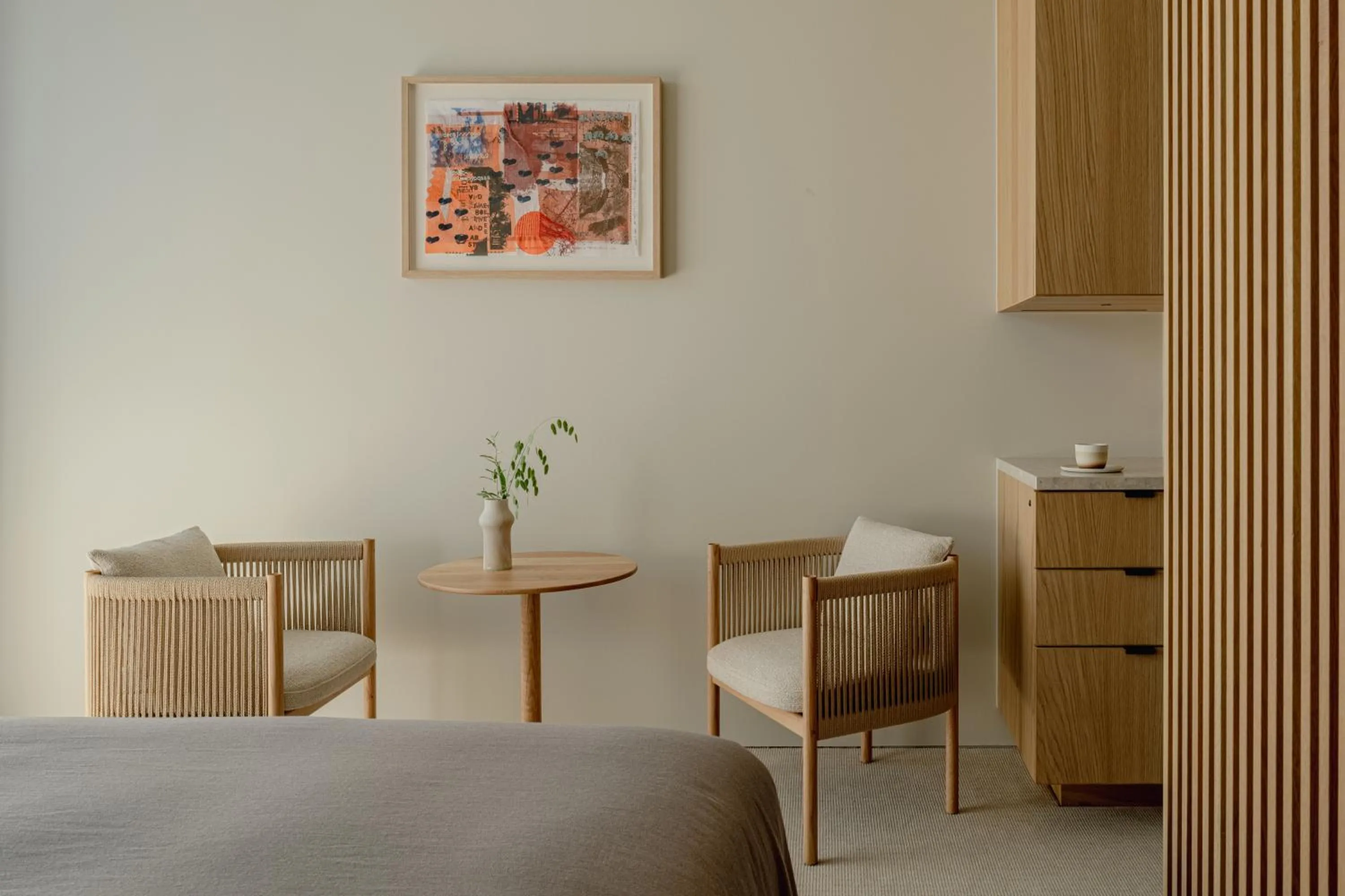 Seating area in TRUNK(HOTEL) YOYOGI PARK