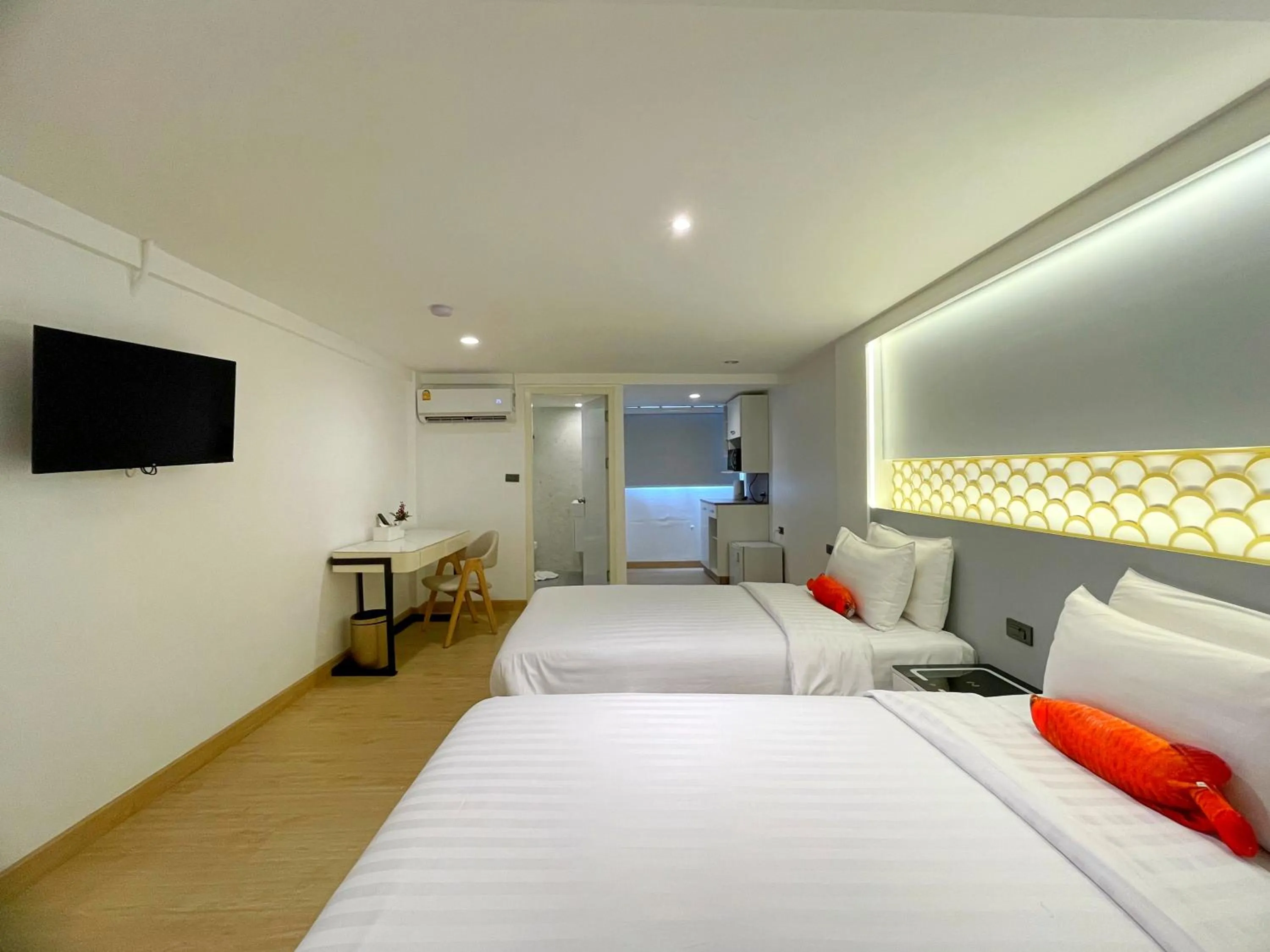 Bed in Arawana Express Sukhumvit 22