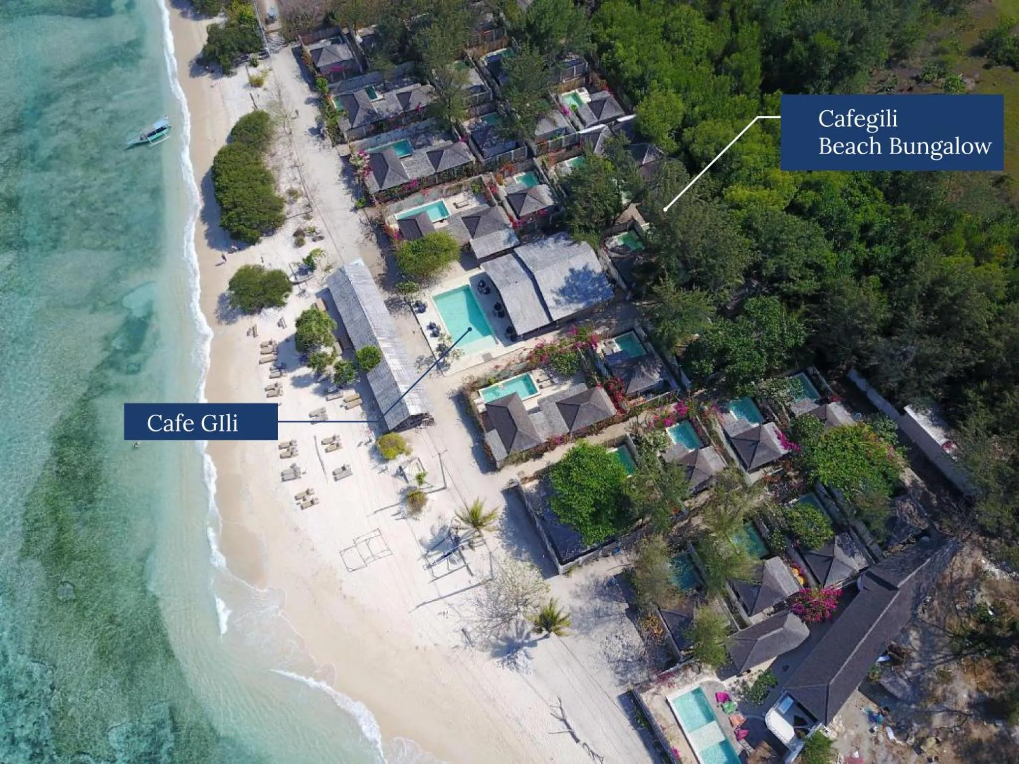 Café Gili Beach Bungalows