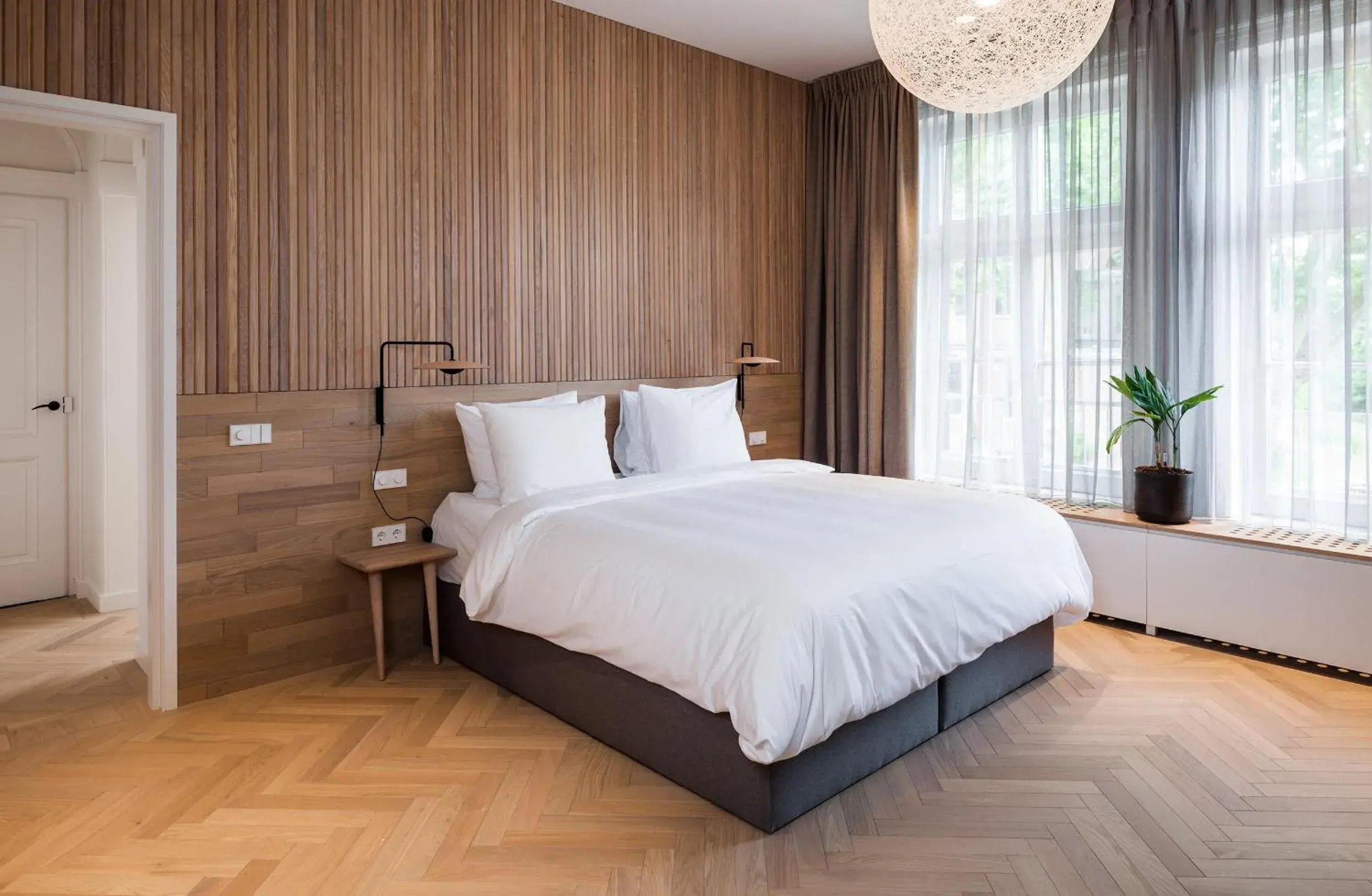 Bed in Hotel Arena Bed in Hotel Arena