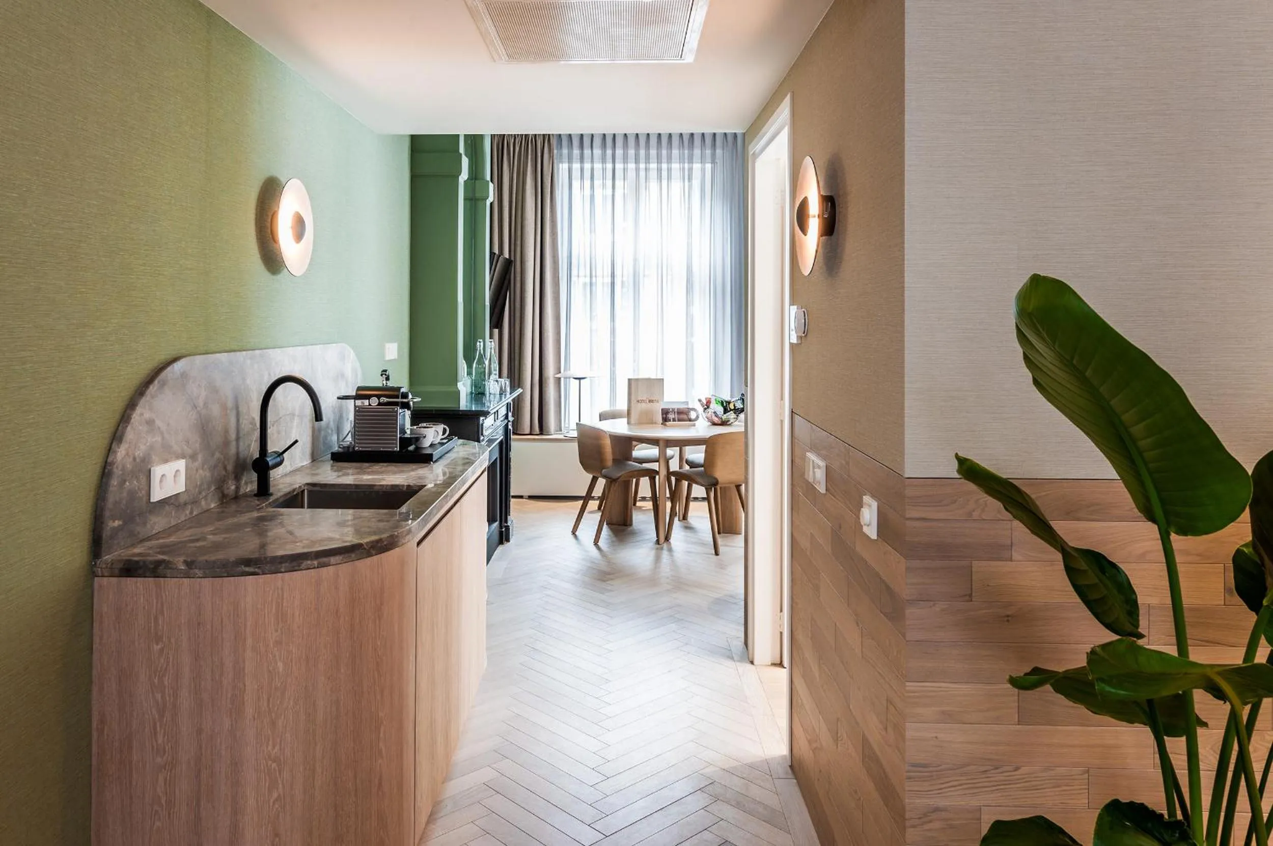 Dining area in Hotel Arena