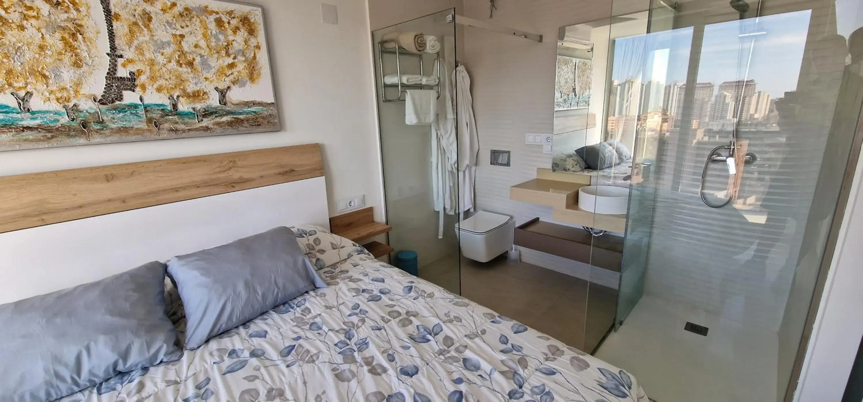 Bed in APARTAMENTOS OASIS DE LA CALA Bed in APARTAMENTOS OASIS DE LA CALA