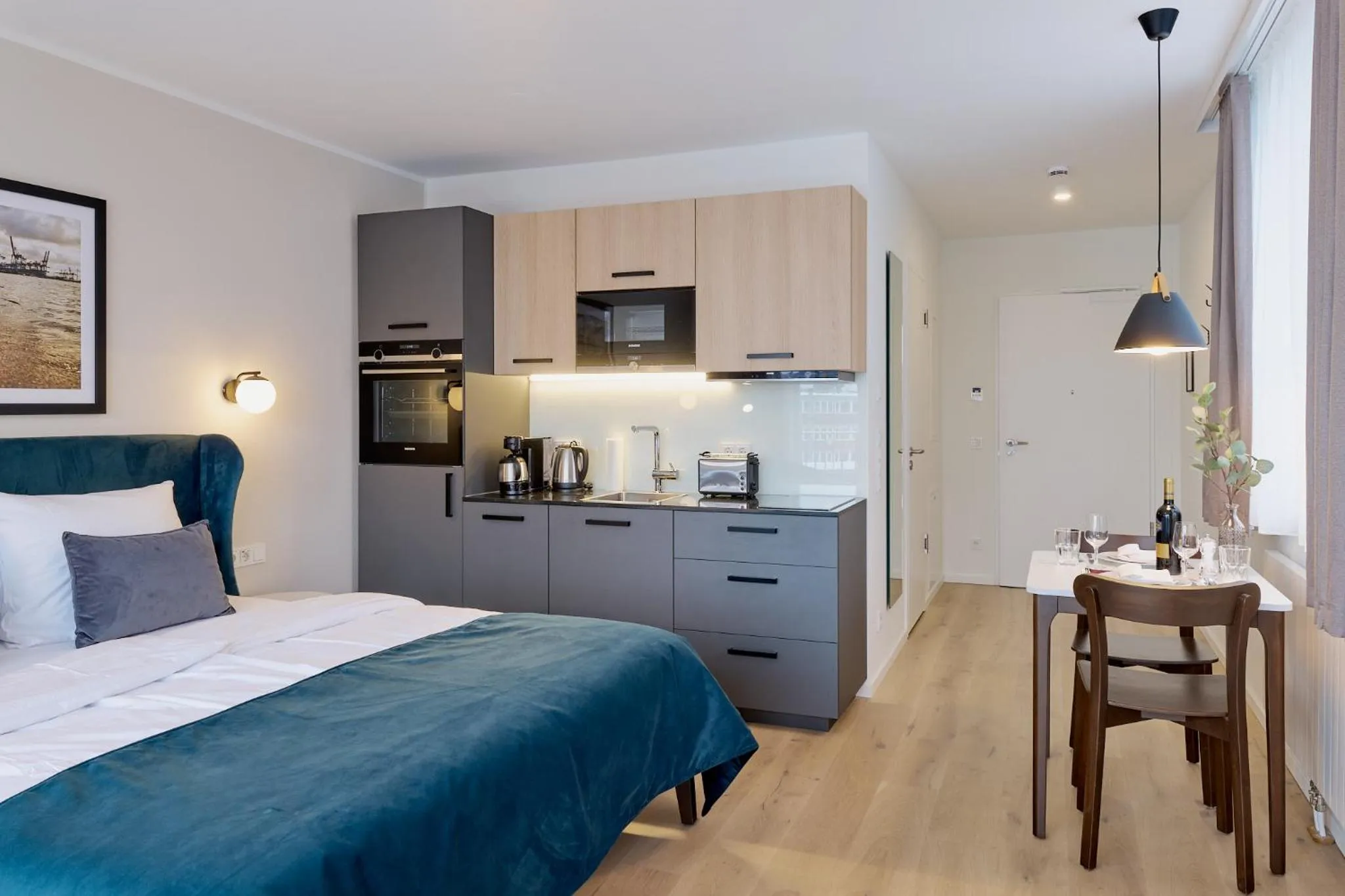 Bed in Arbio I Makro Apartments