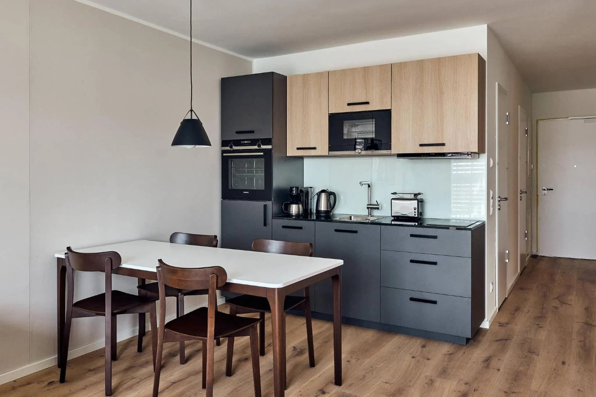 Coffee/tea facilities in Arbio I Makro Apartments