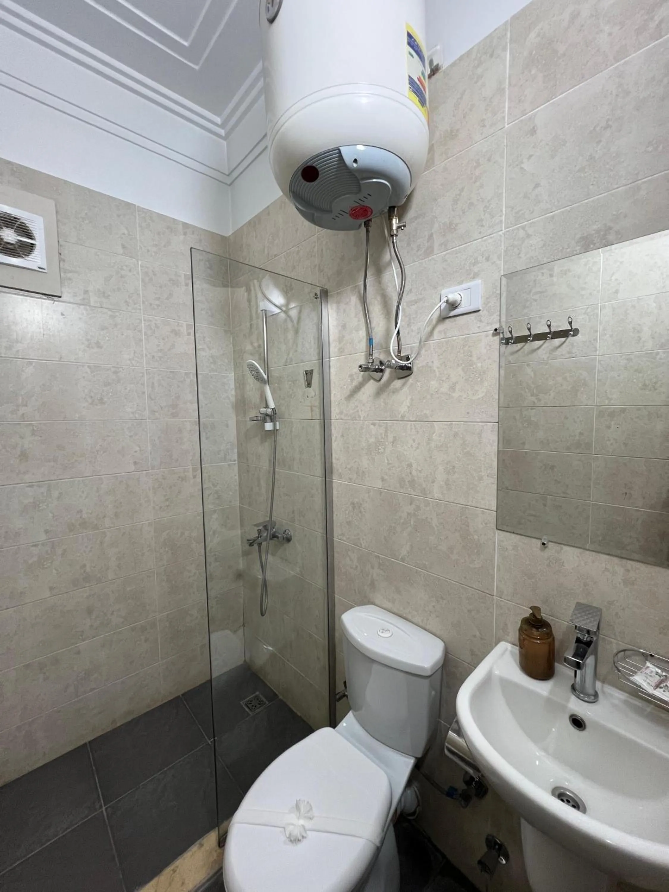 Bathroom in Central Cairo Hotel