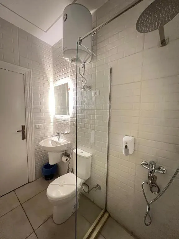Shower in Central Cairo Hotel