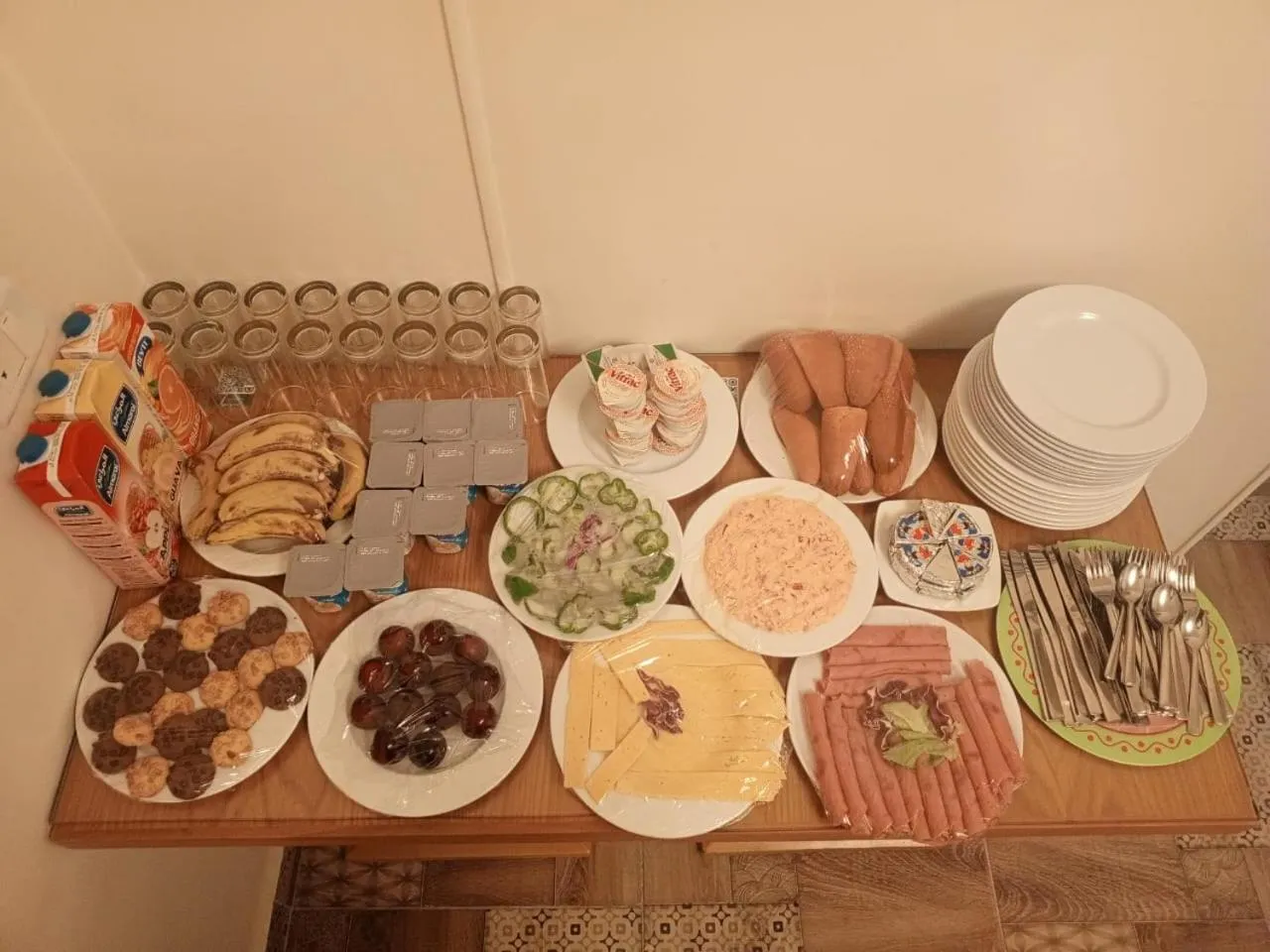 Breakfast in Central Cairo Hotel