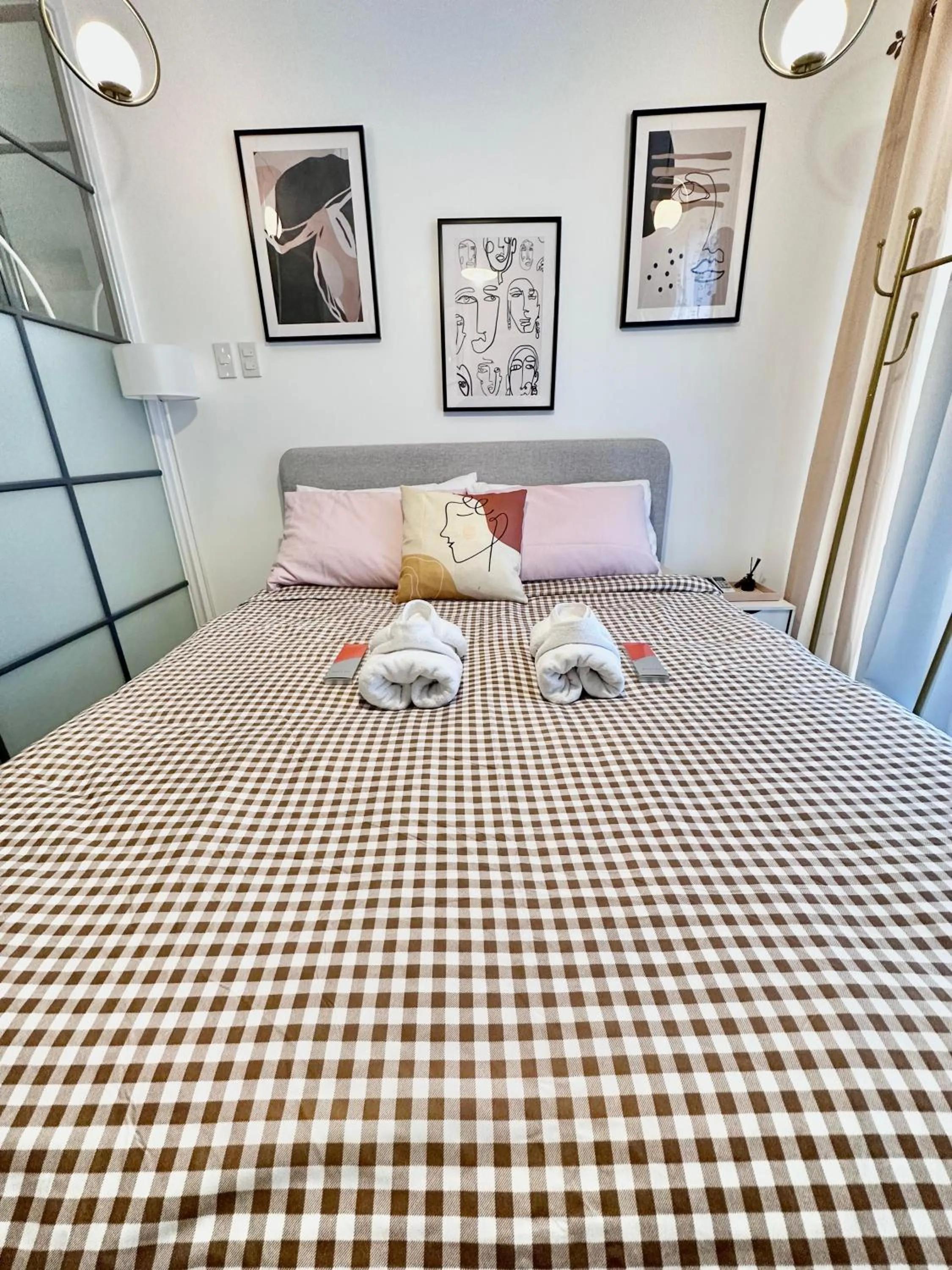 Bed in Scandinavian 1 BR beside SM CDO w POOL and Netflix
