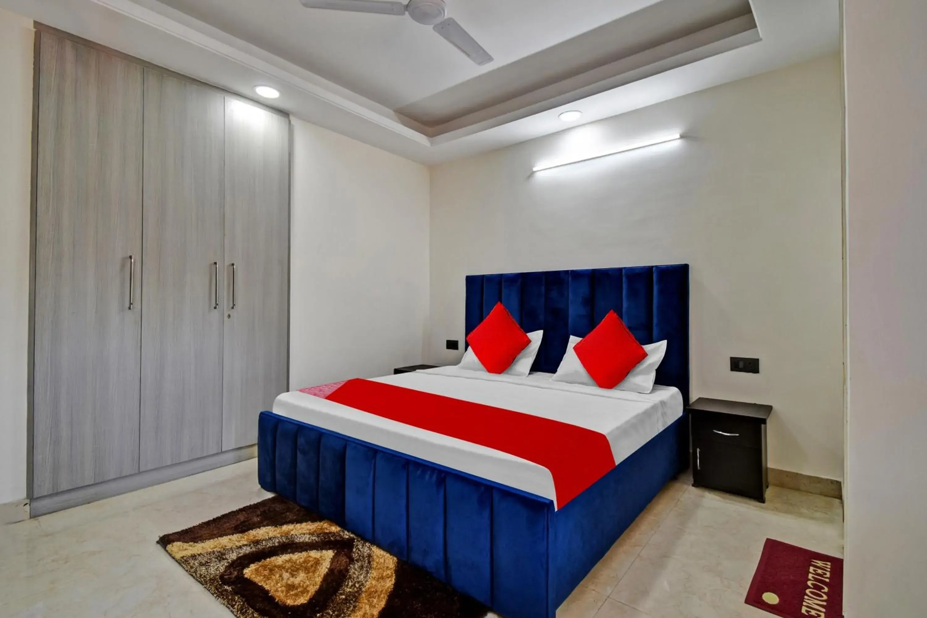 Bedroom, Bed in Hotel O Sai Kripa Stay Bedroom, Bed in Hotel O Sai Kripa Stay