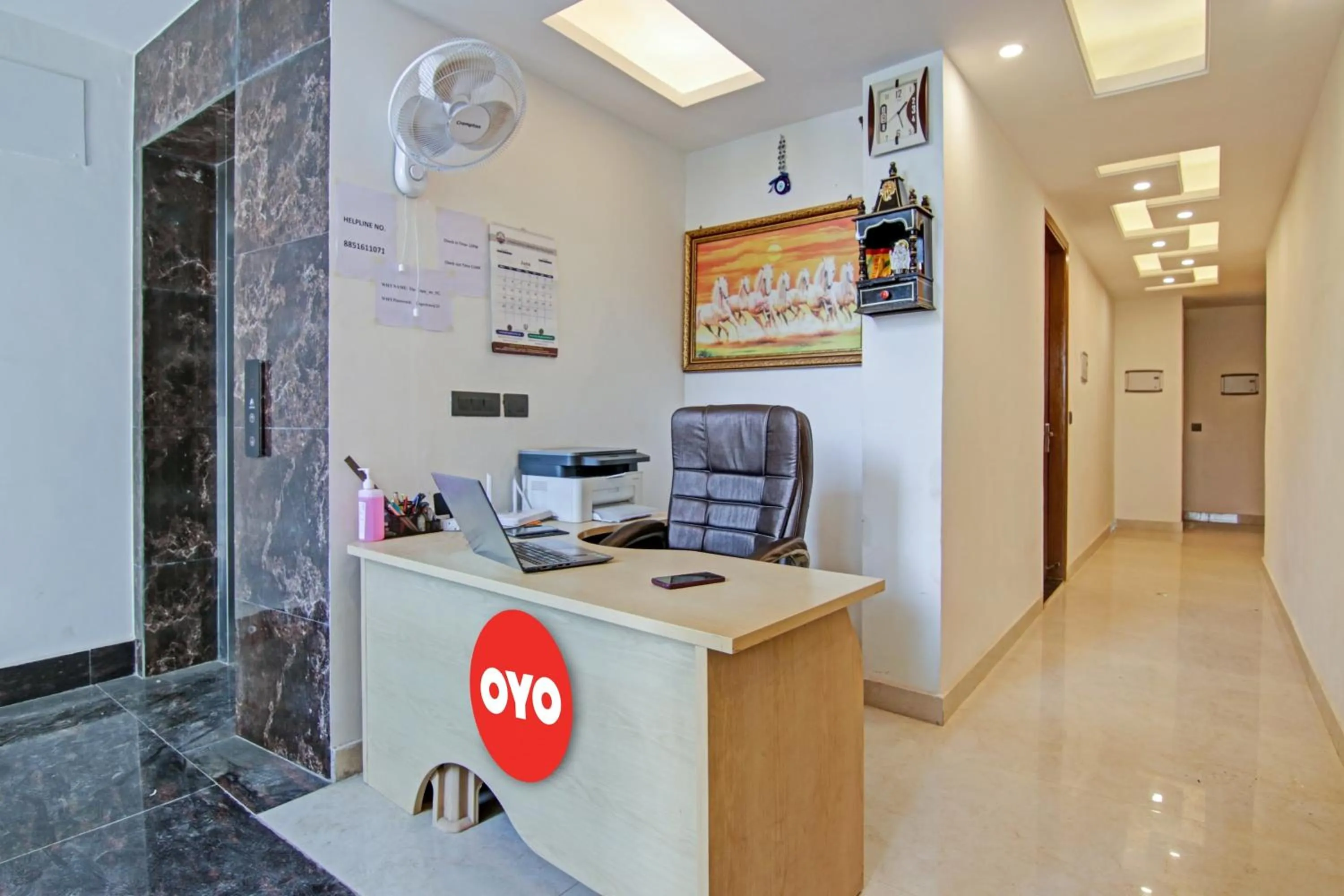 Lobby or reception in Hotel O Sai Kripa Stay