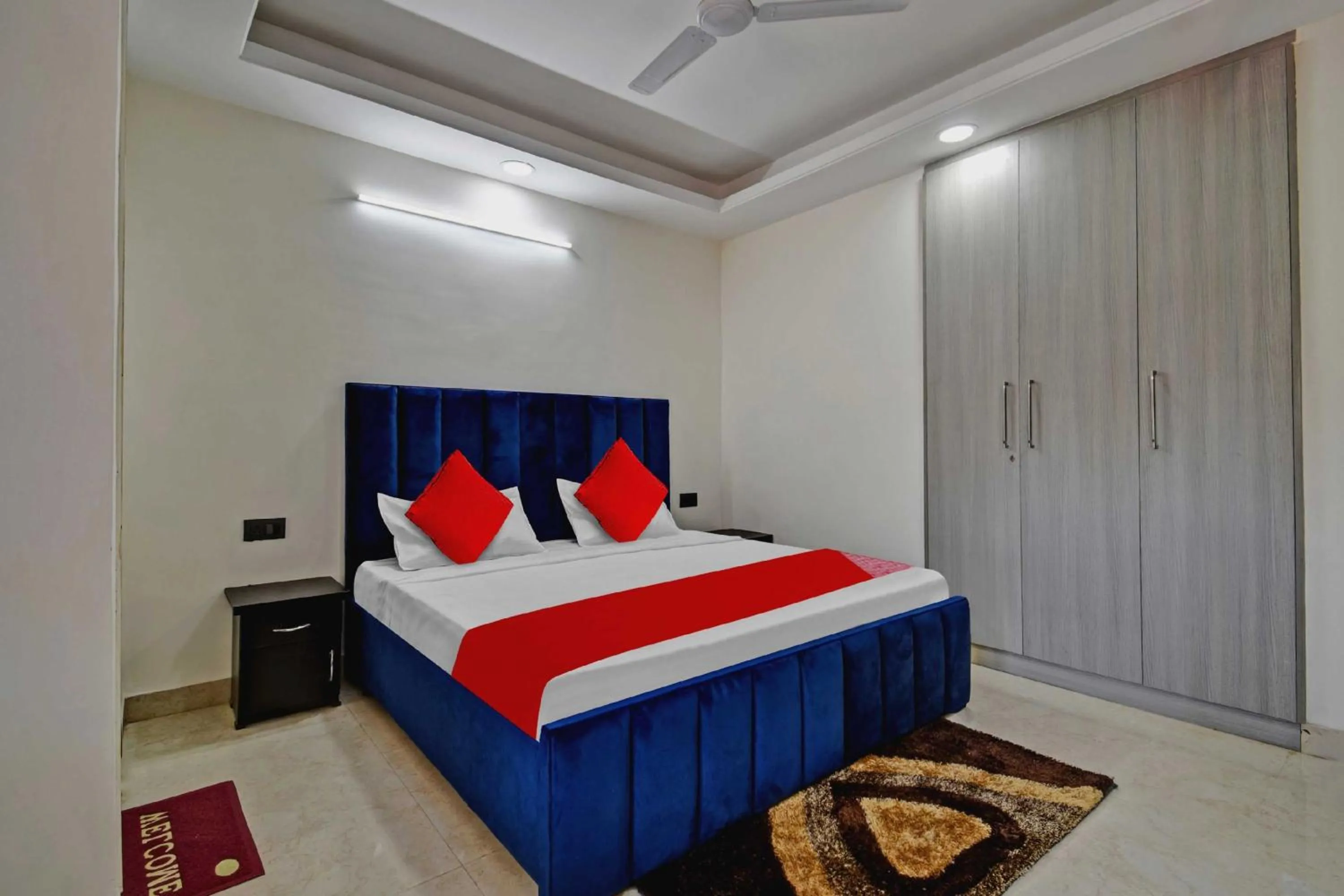 Bedroom, Bed in Hotel O Sai Kripa Stay