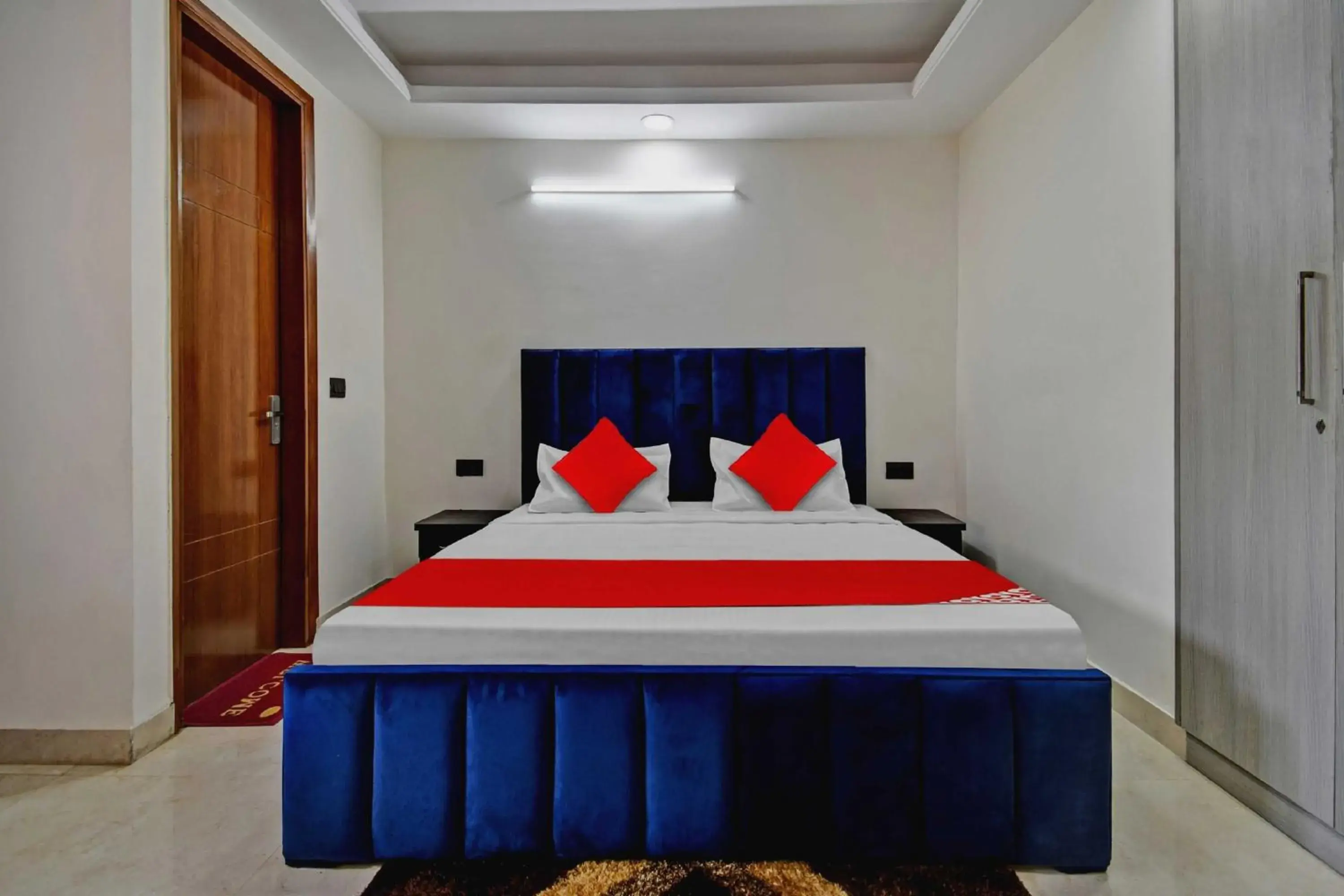 Bedroom, Bed in Hotel O Sai Kripa Stay Bedroom, Bed in Hotel O Sai Kripa Stay