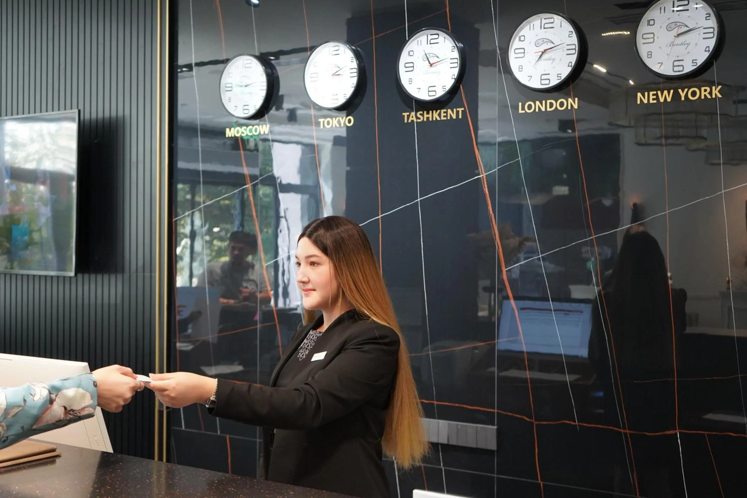 Staff in Bentley Hotel Tashkent