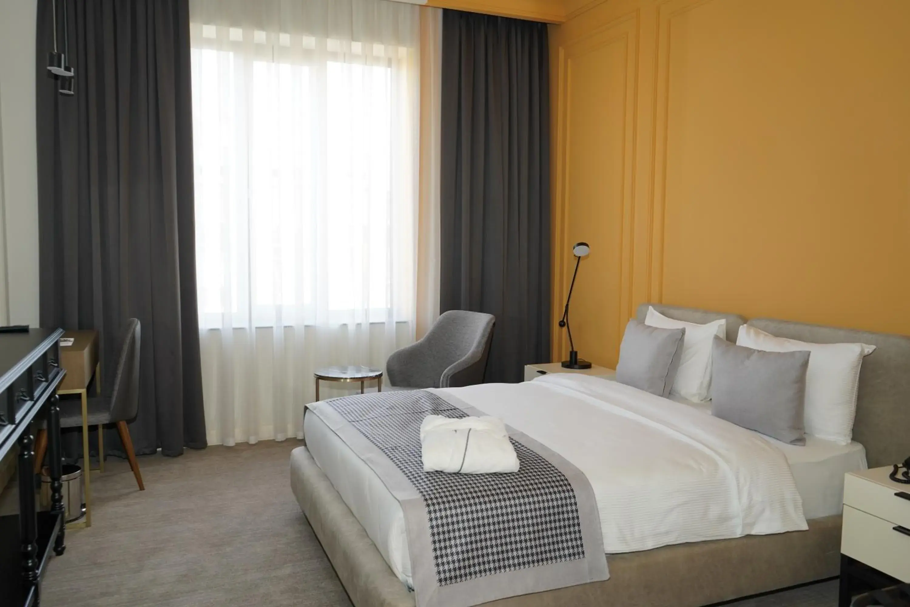 Bed in Bentley Hotel Tashkent Bed in Bentley Hotel Tashkent