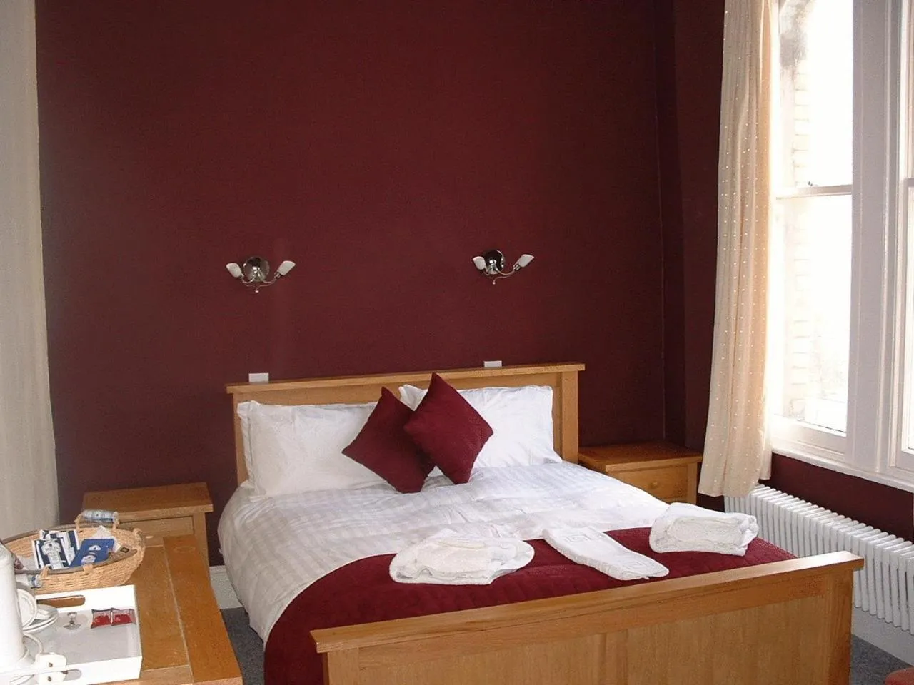 Bed in Bath House Hotel