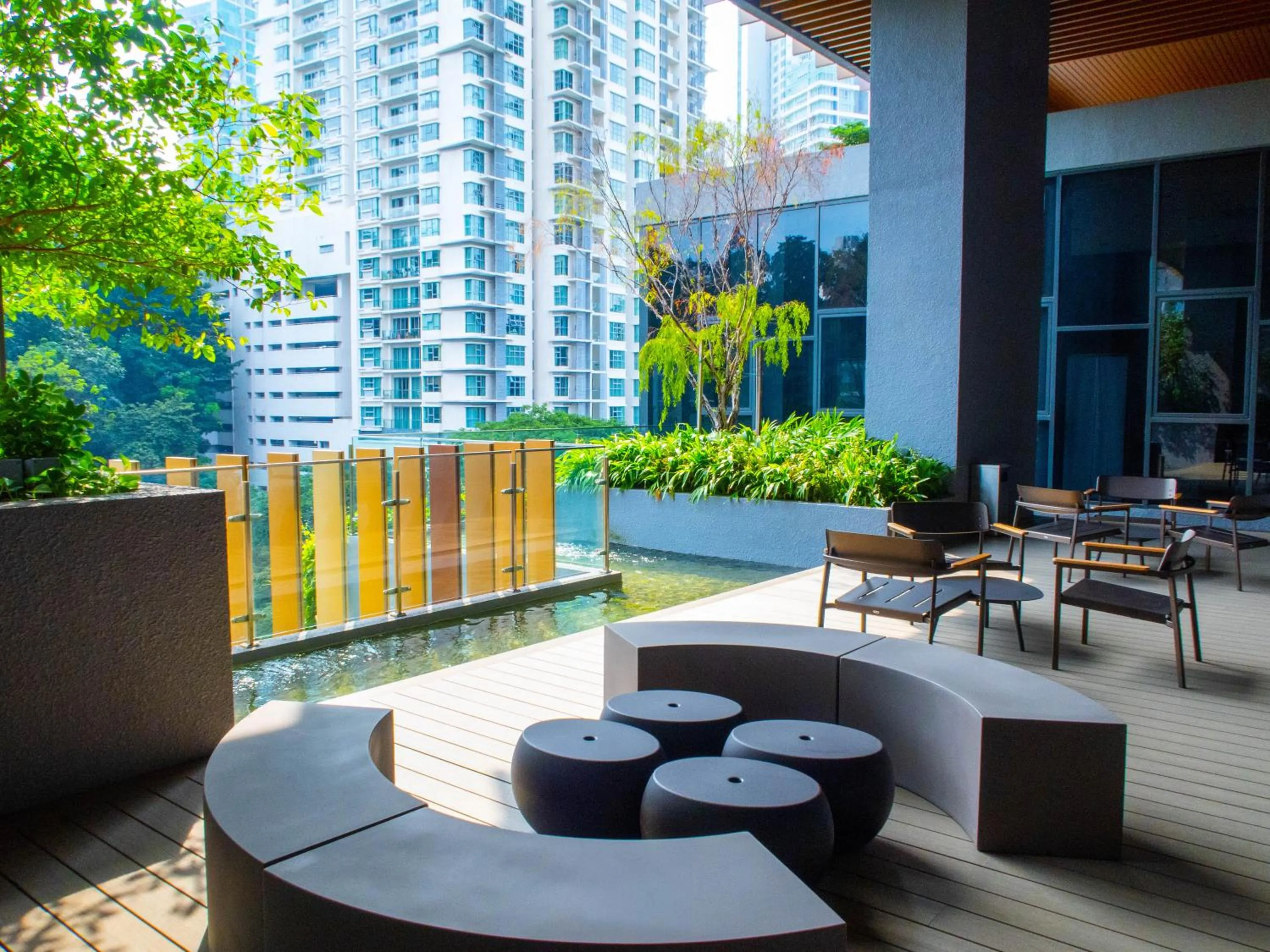 Seating area in Ceylonz Leisure Suites KLCC Bukit Bintang