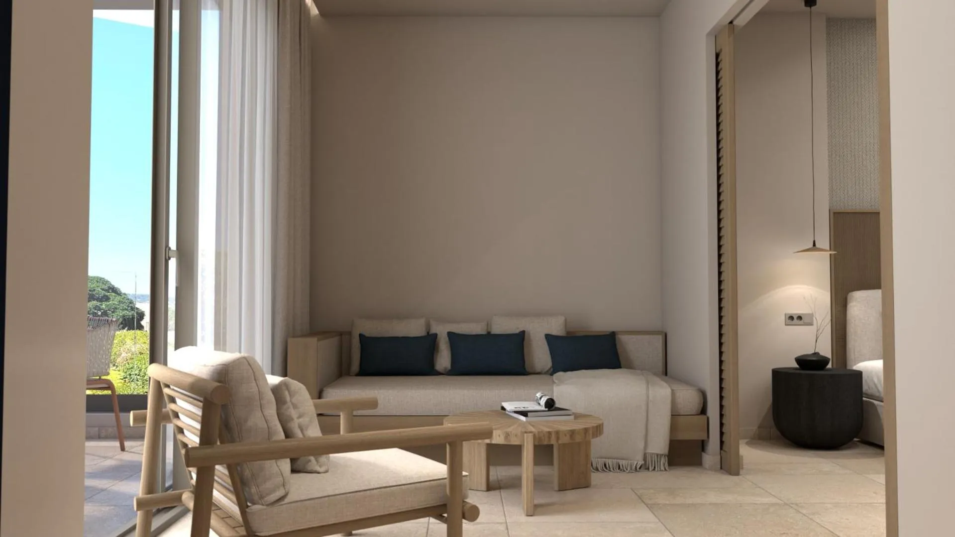 Living room in Atlantica Callisto