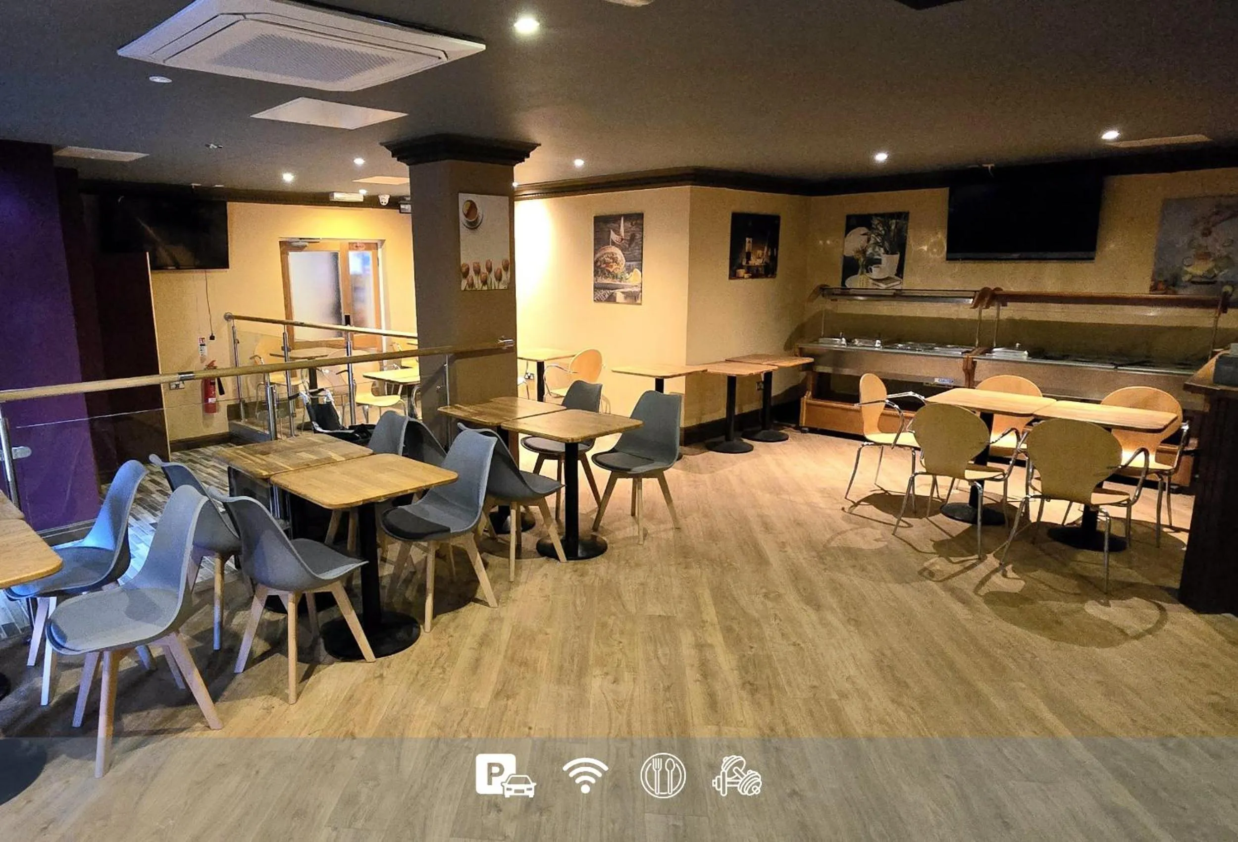 Seating area in The Carmichael - Hull City Centre