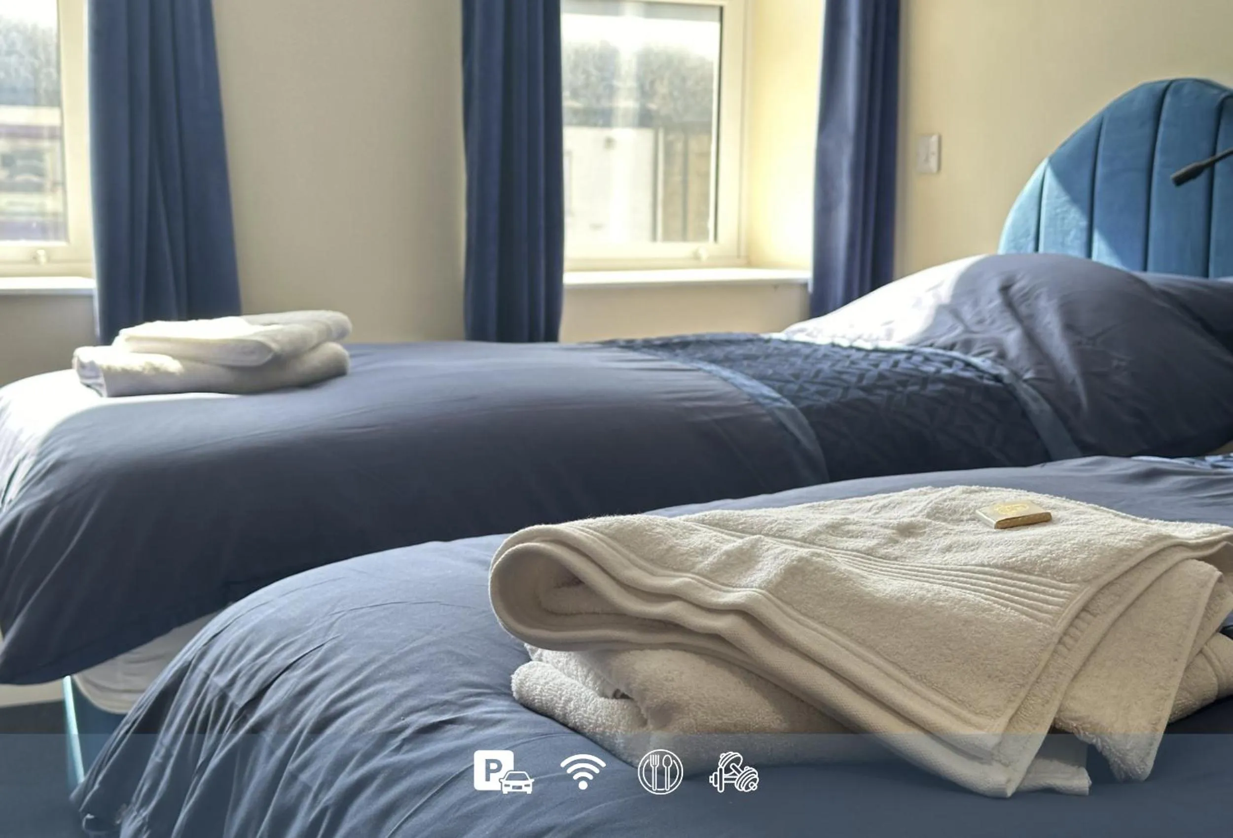 View (from property/room), Bed in The Carmichael - Hull City Centre