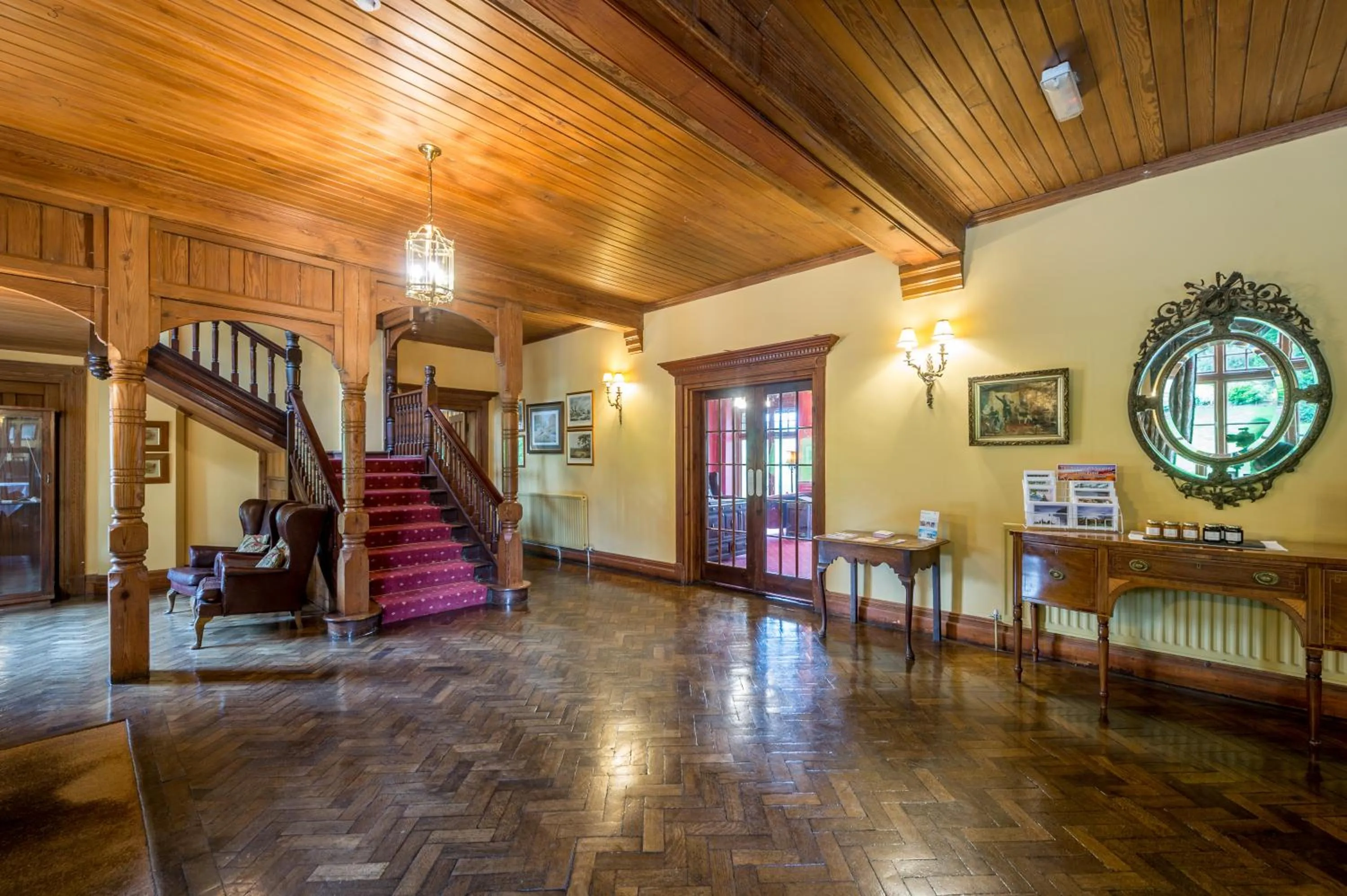 Lobby or reception in Lake Vyrnwy Hotel & Spa