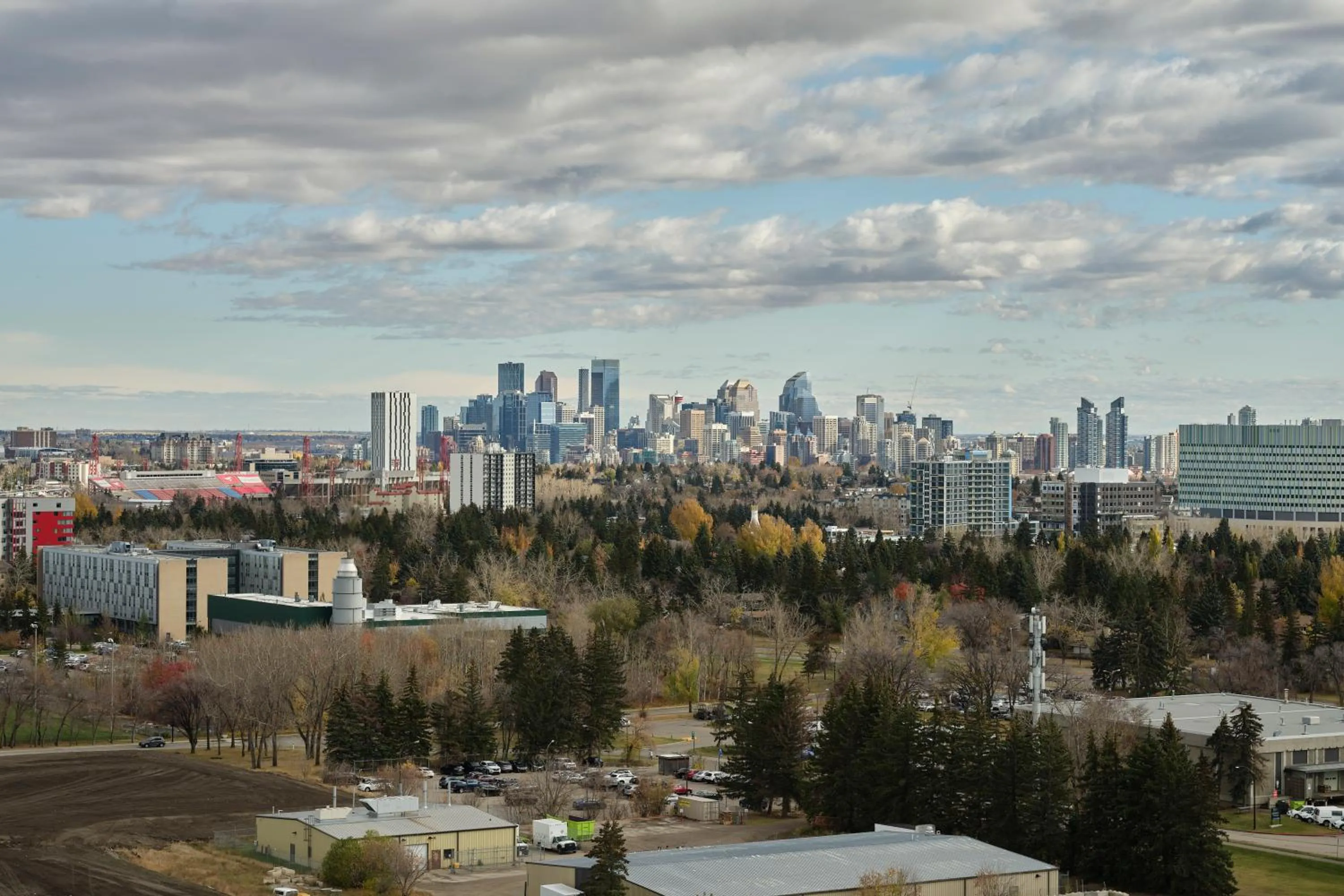City view in Alt Hotel Calgary University District