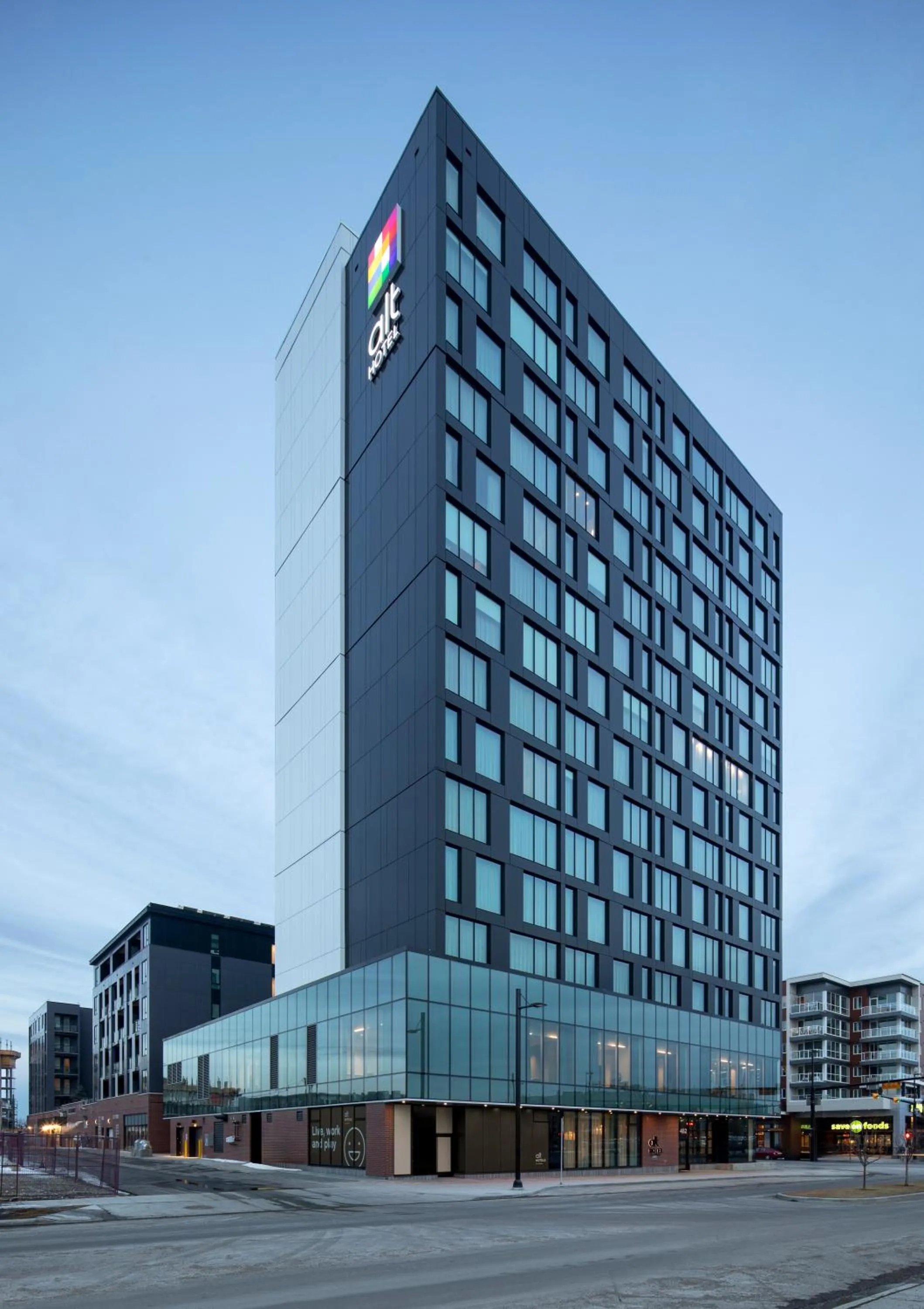 Property building in Alt Hotel Calgary University District