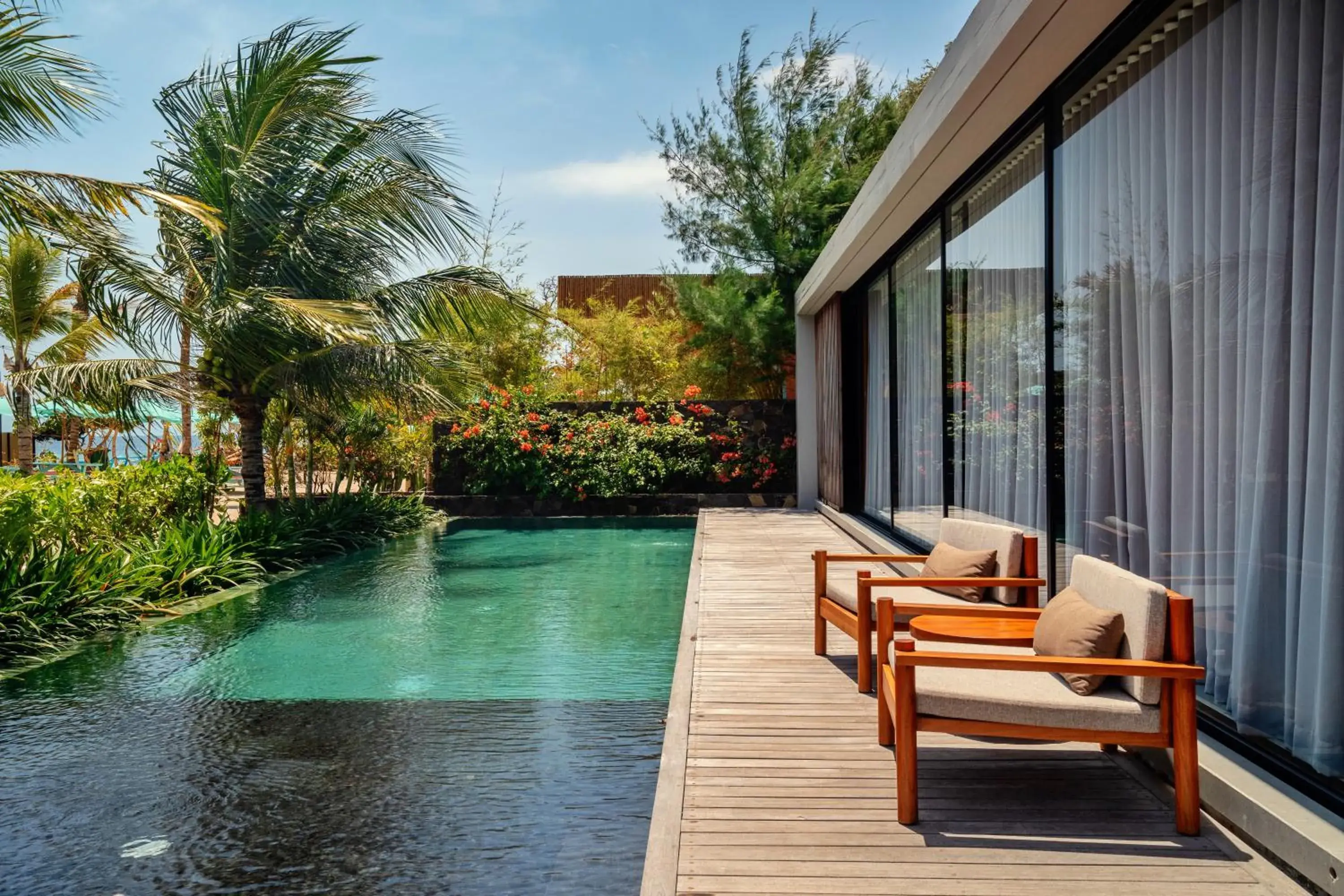 Swimming pool in BASK Gili Meno Swimming pool in BASK Gili Meno