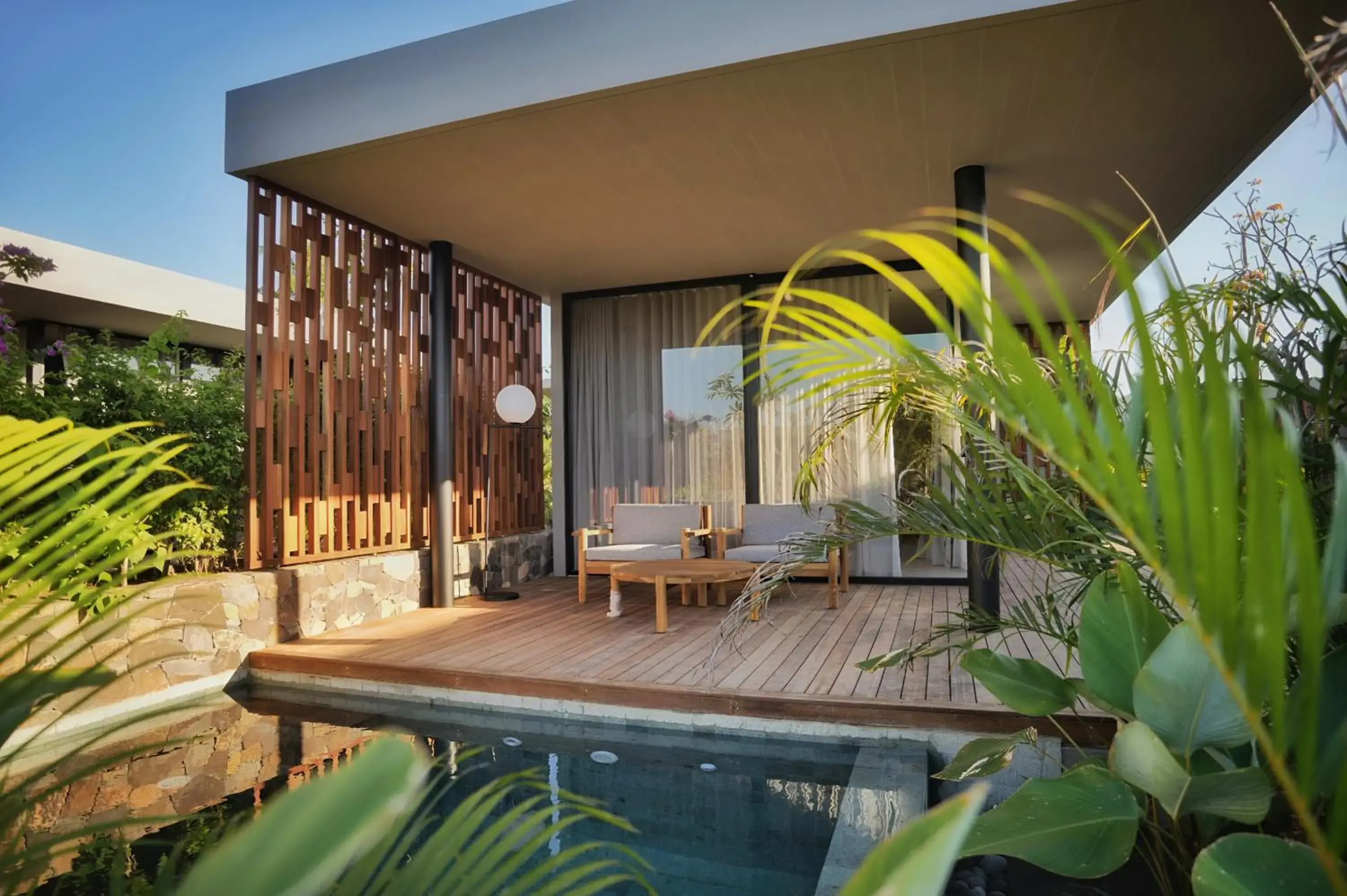 Garden view in BASK Gili Meno Garden view in BASK Gili Meno