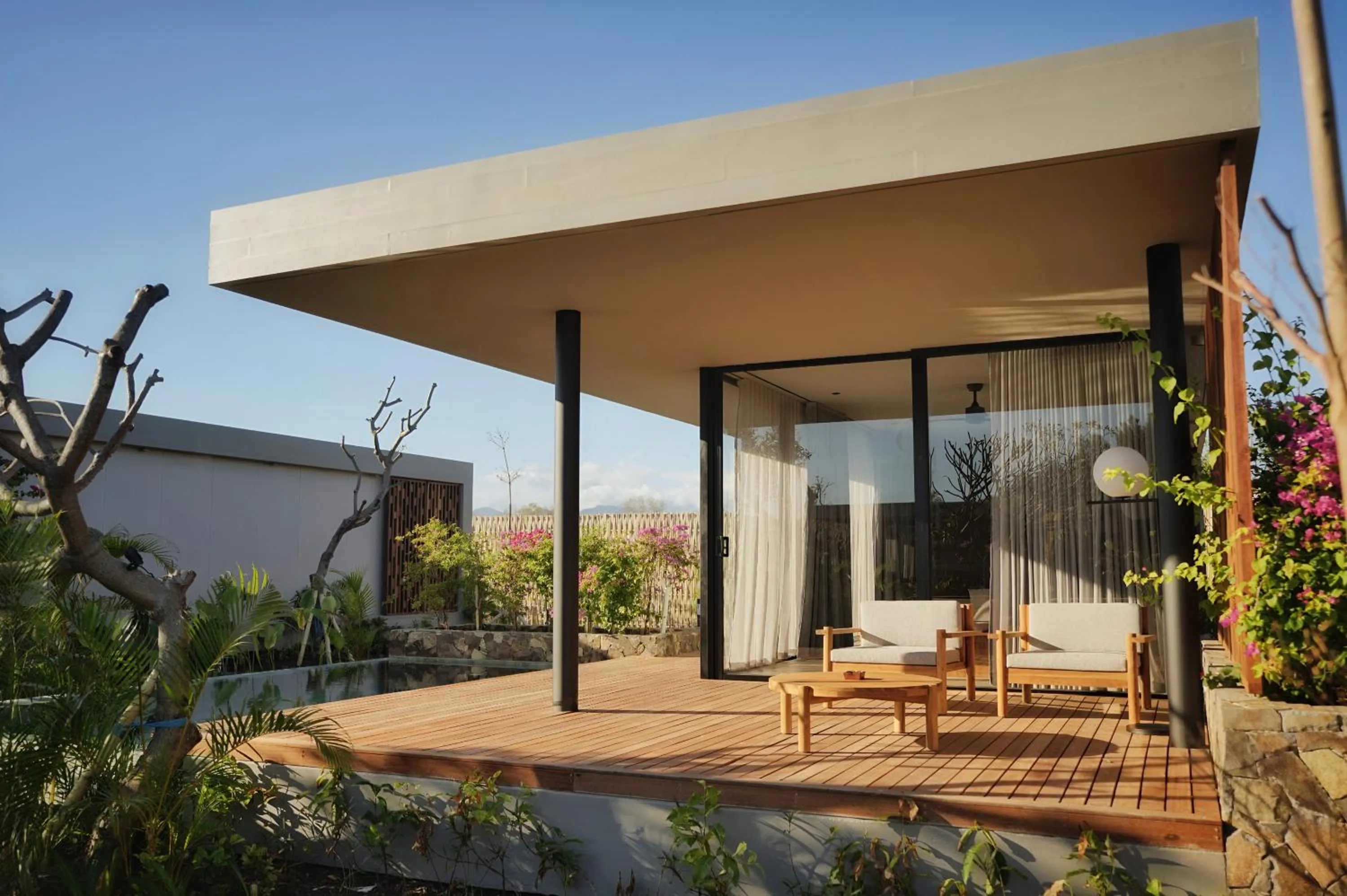 Garden view in BASK Gili Meno