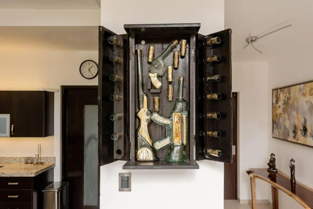 Decorative detail in Hermoso Penthouse Rooftop con alberca