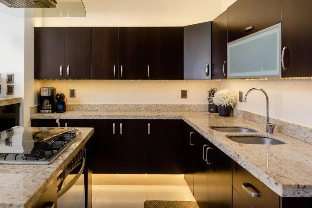 Kitchen or kitchenette in Hermoso Penthouse Rooftop con alberca